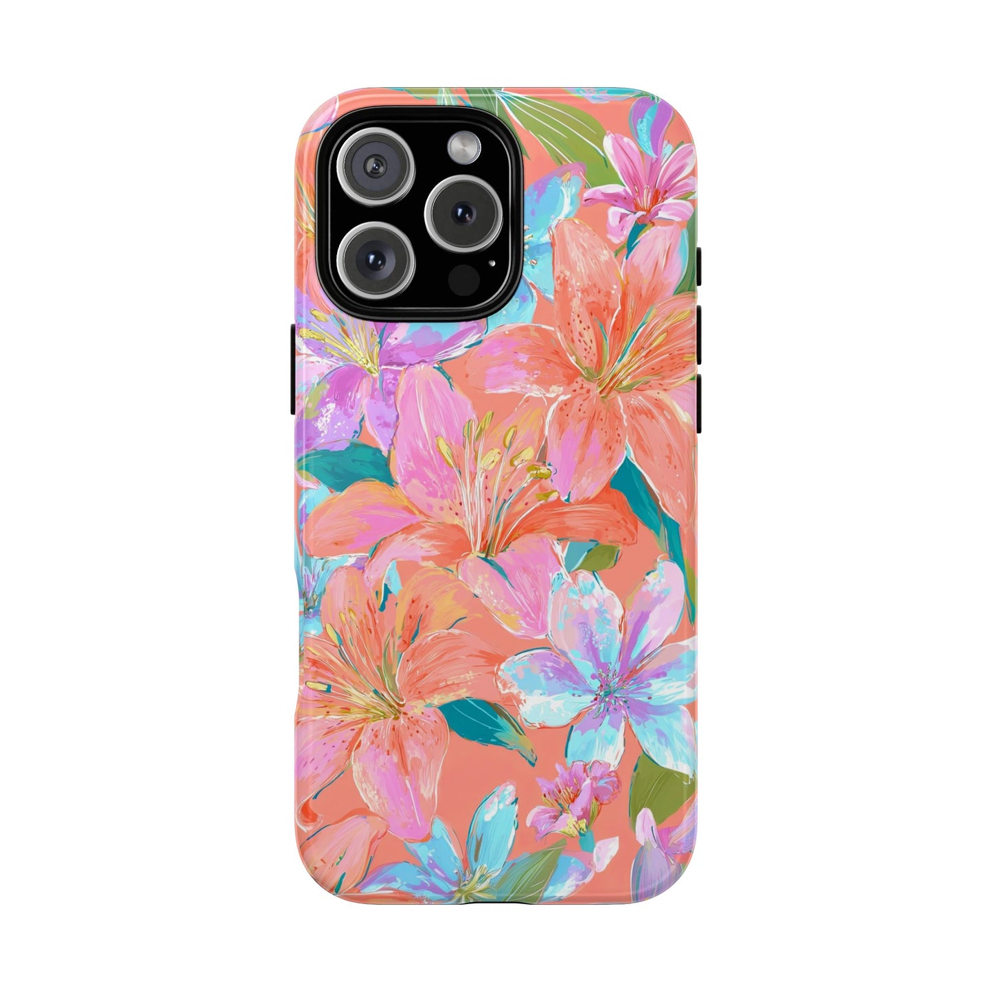 Coral Floral Burst