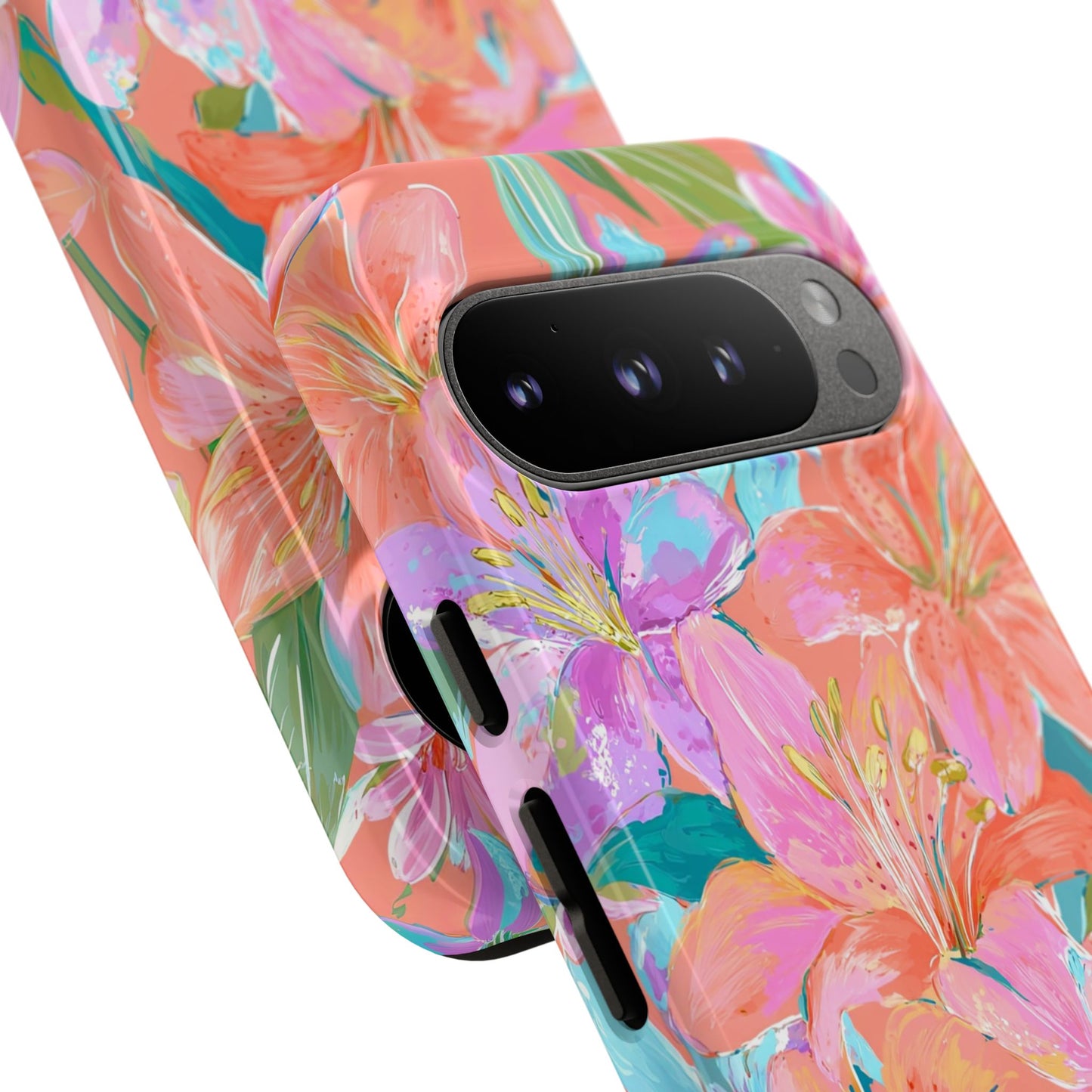 Coral Floral Burst