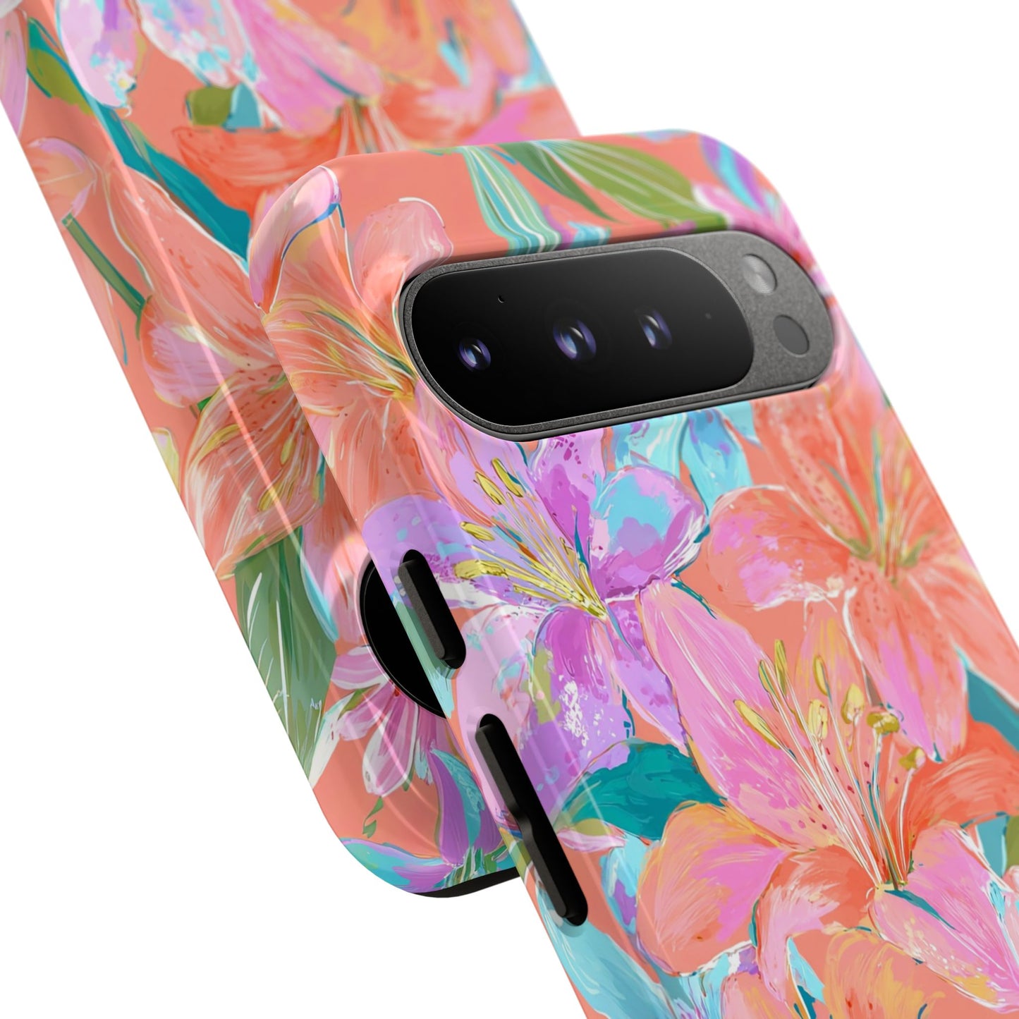 Coral Floral Burst