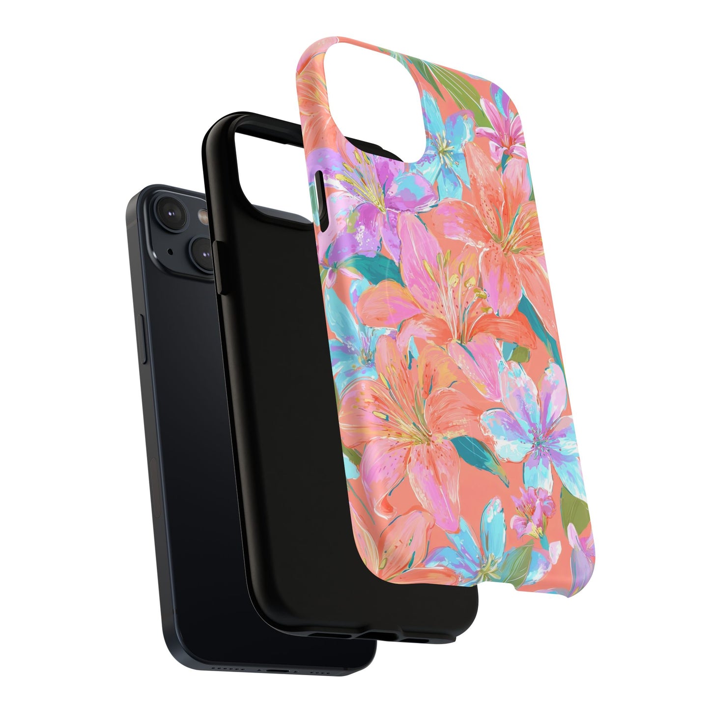 Coral Floral Burst - MagSafe