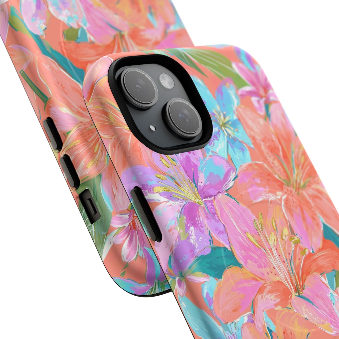 Coral Floral Burst - MagSafe