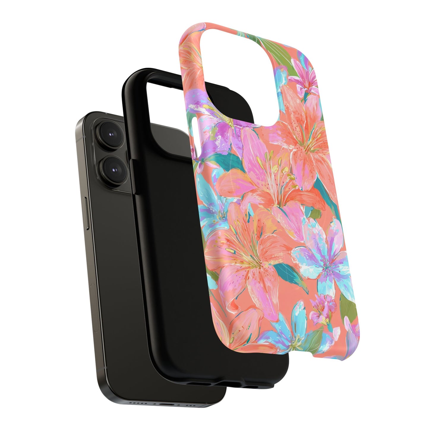 Coral Floral Burst - MagSafe