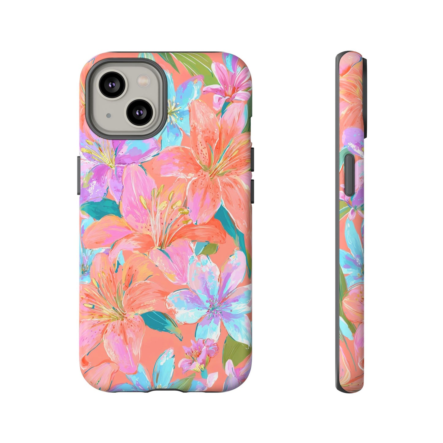 Coral Floral Burst