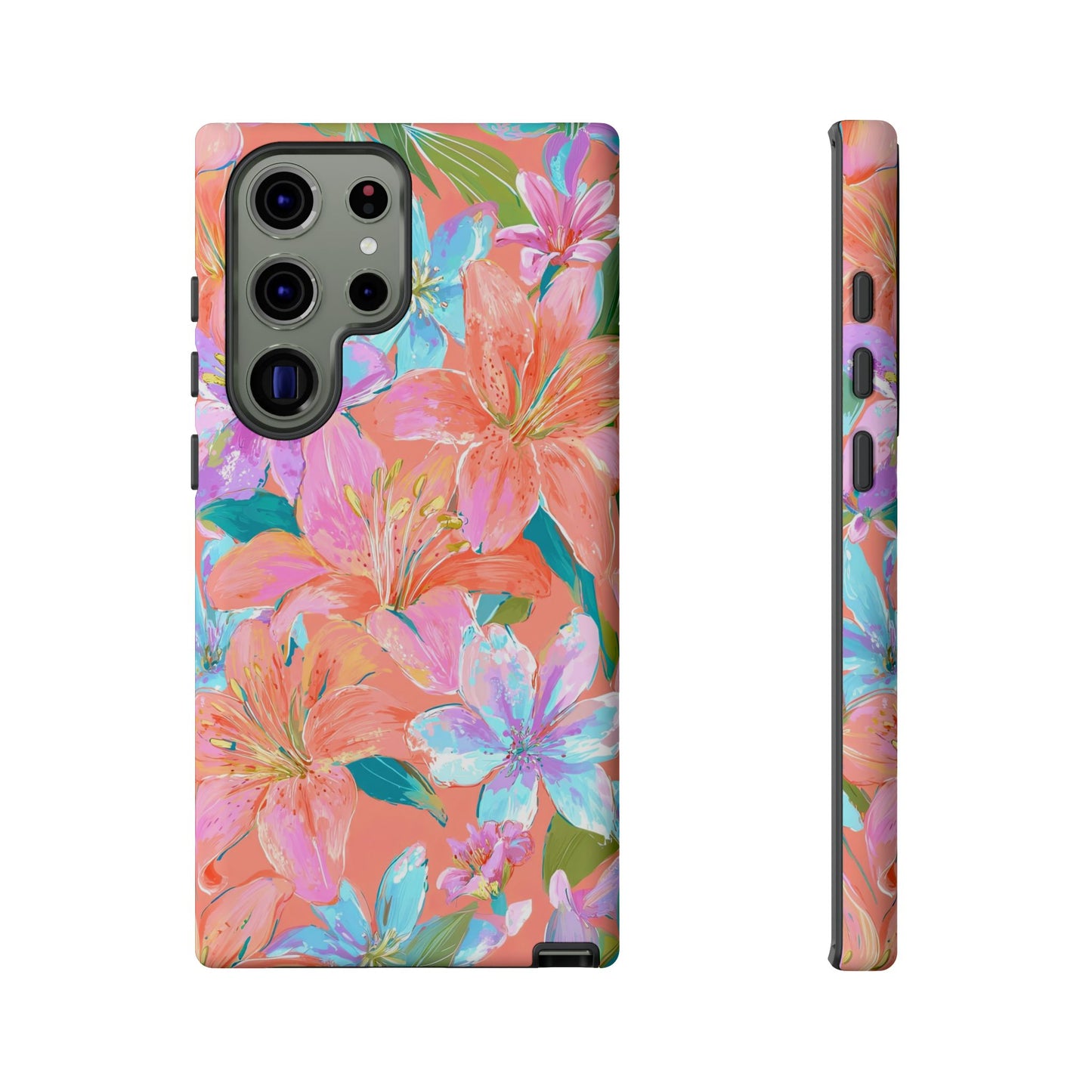 Coral Floral Burst