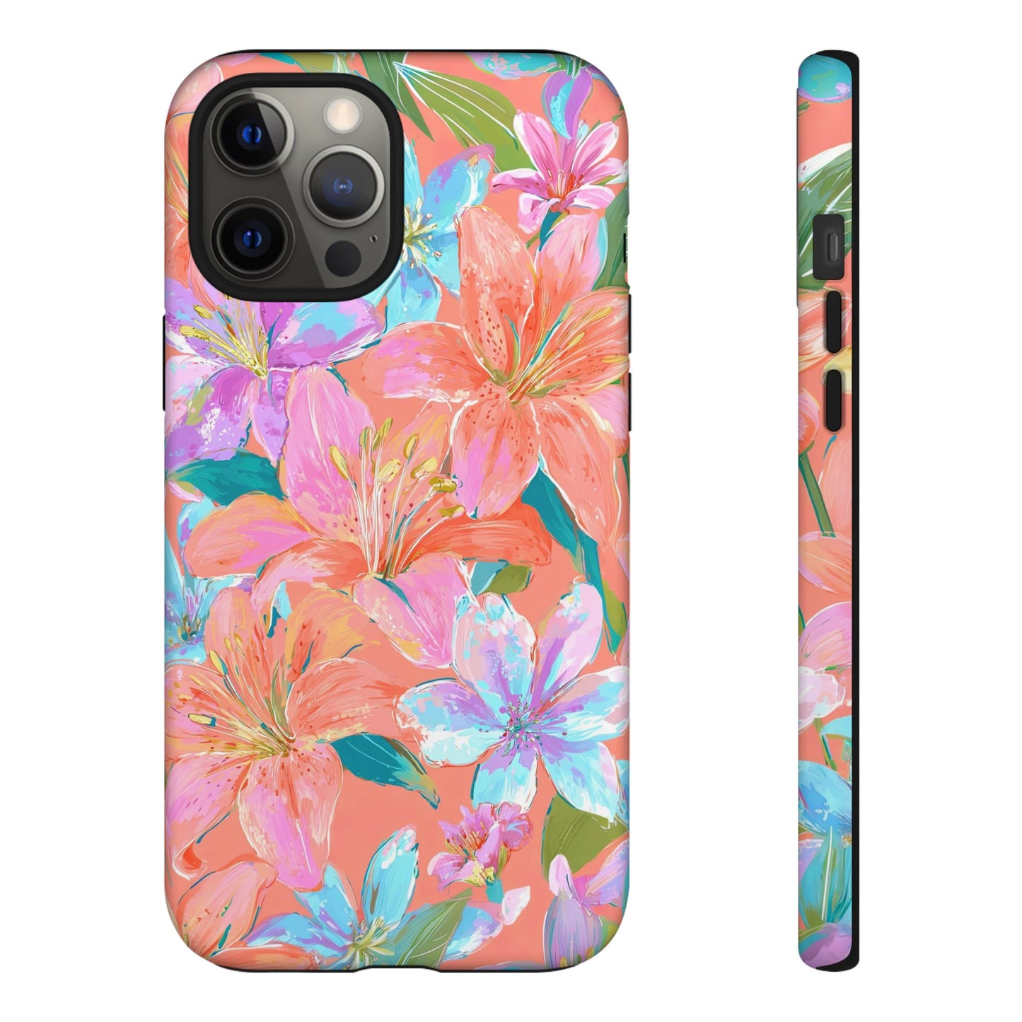 Coral Floral Burst