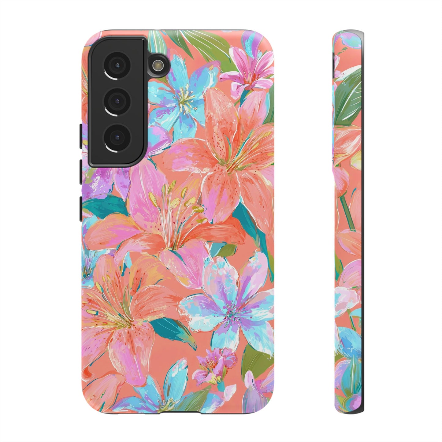 Coral Floral Burst