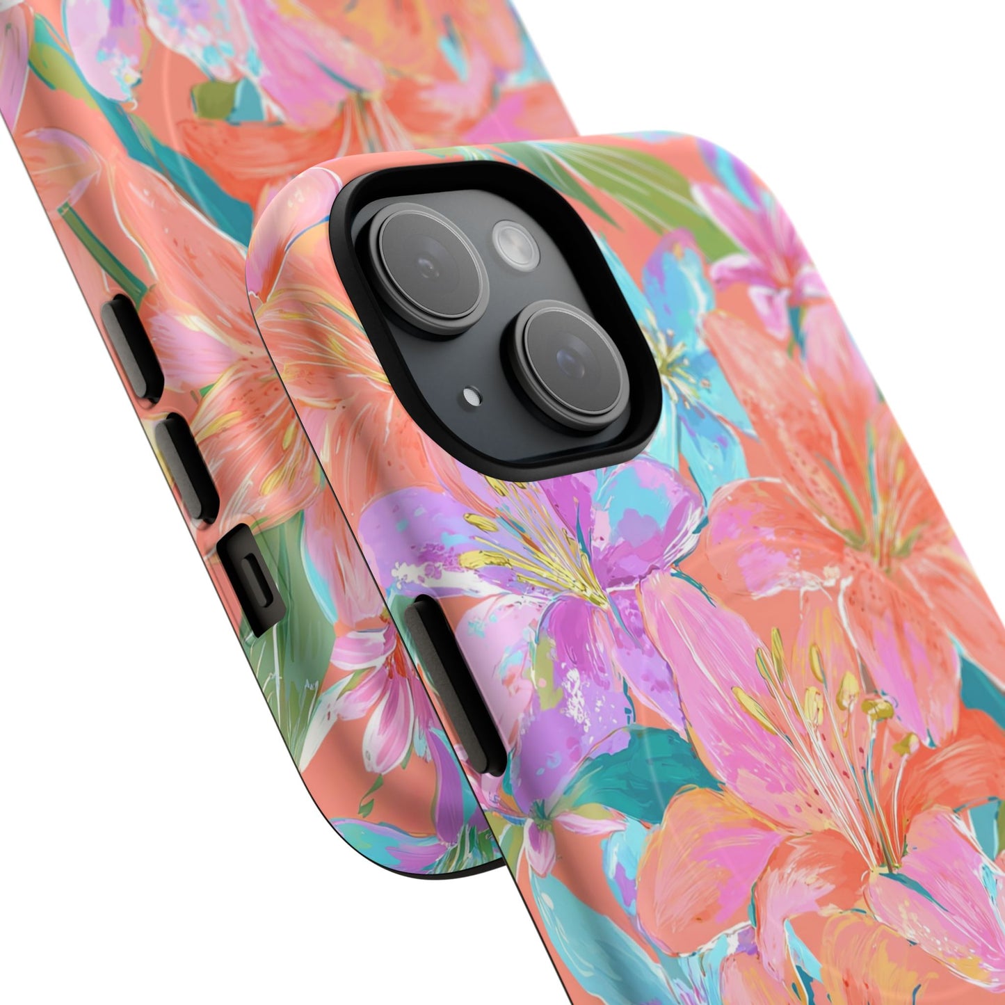 Coral Floral Burst - MagSafe