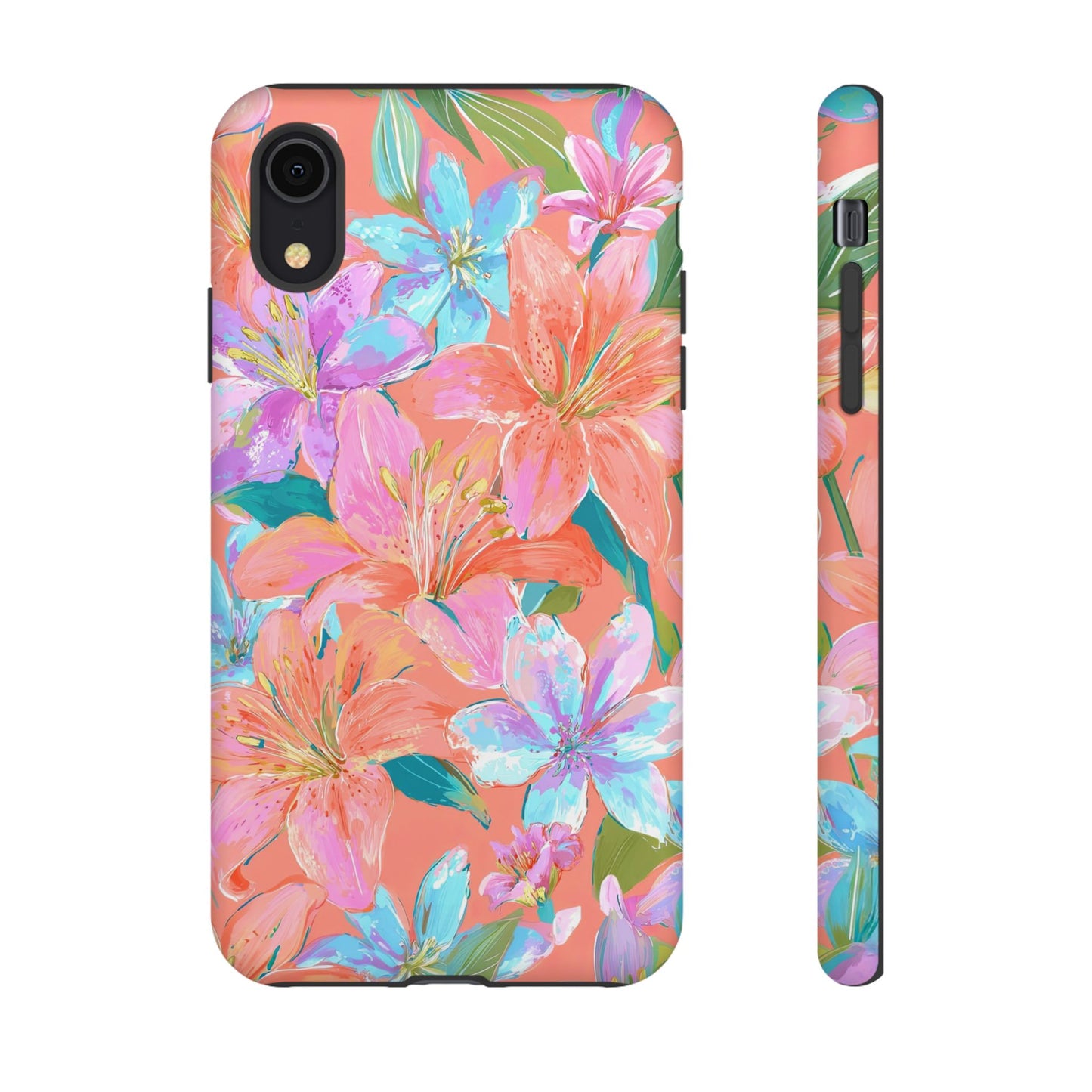 Coral Floral Burst