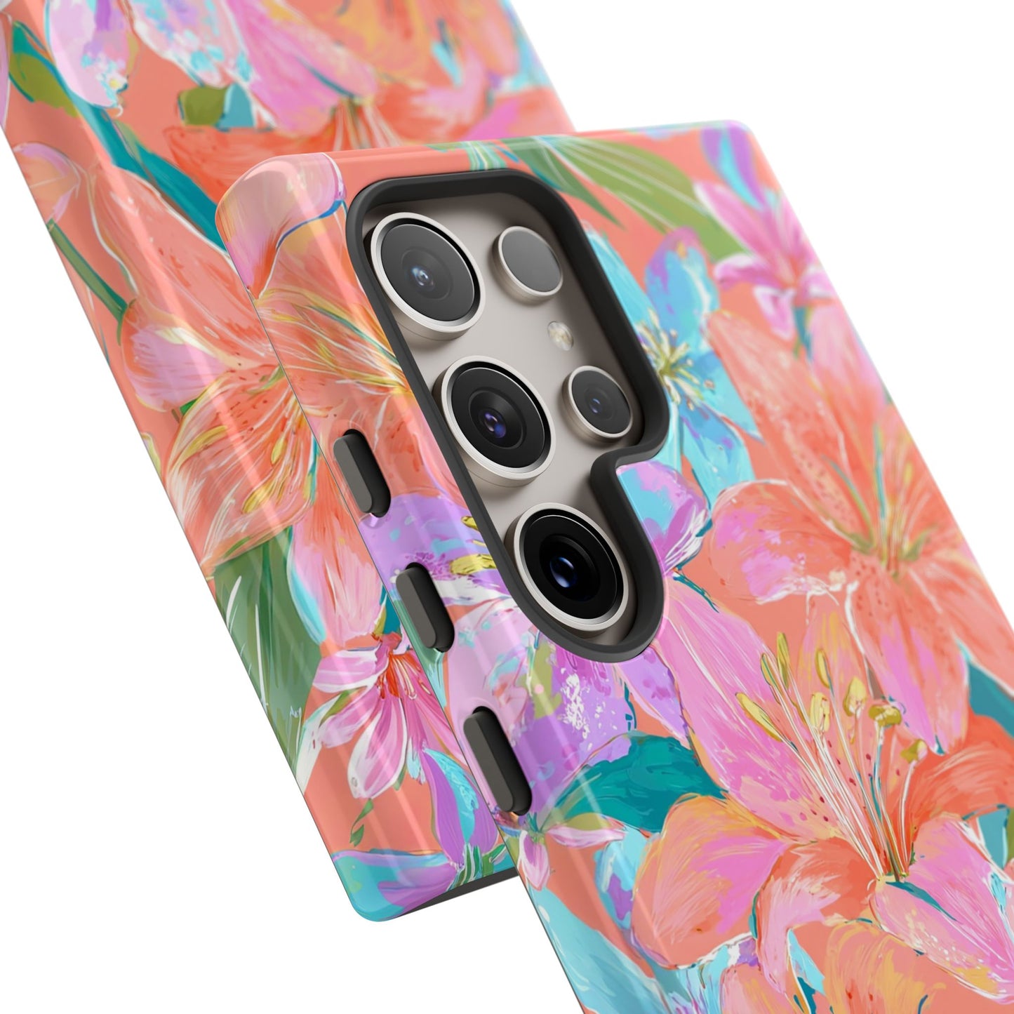 Coral Floral Burst