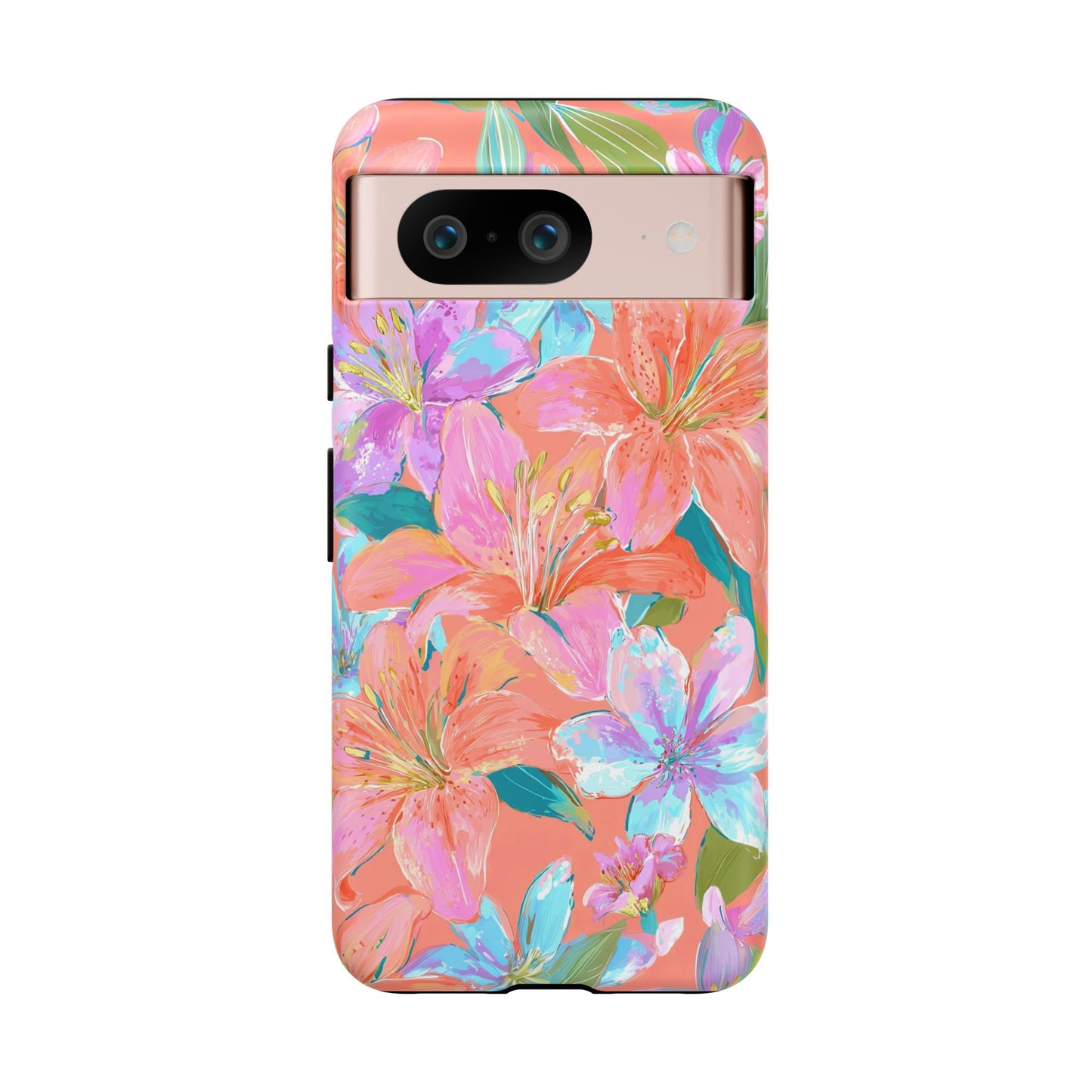 Coral Floral Burst