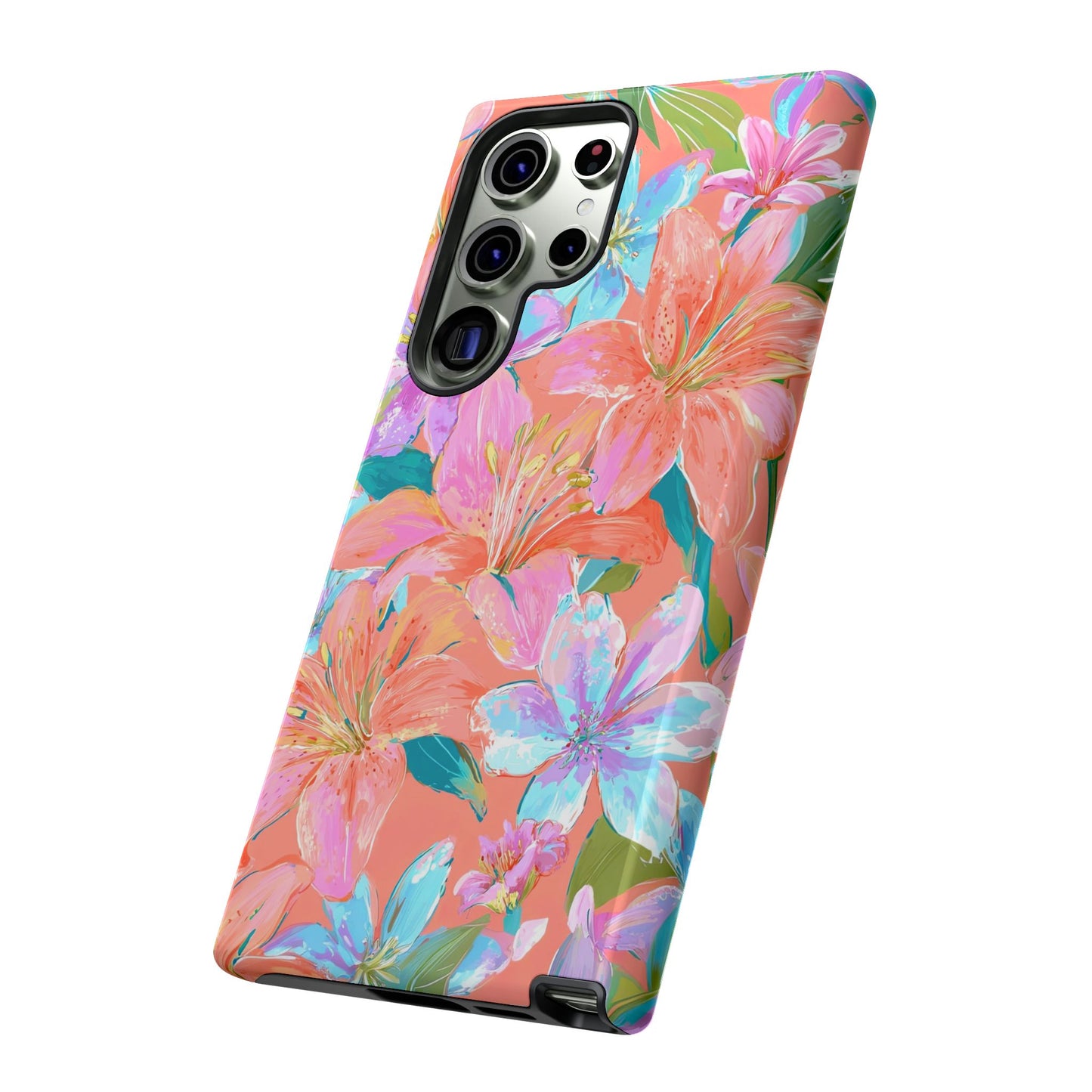 Coral Floral Burst