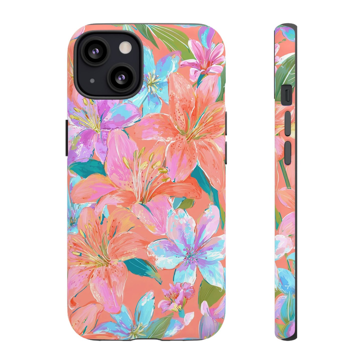 Coral Floral Burst