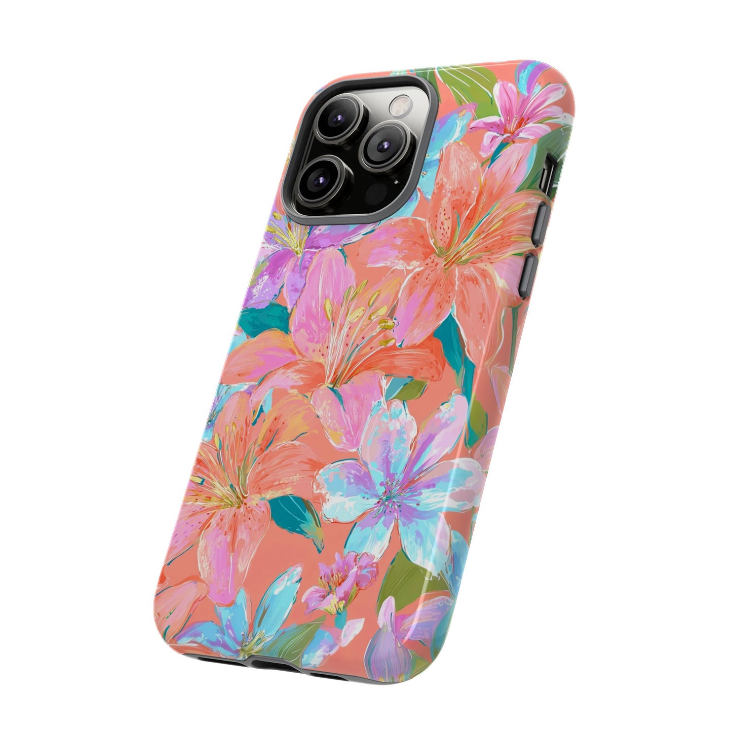 Coral Floral Burst