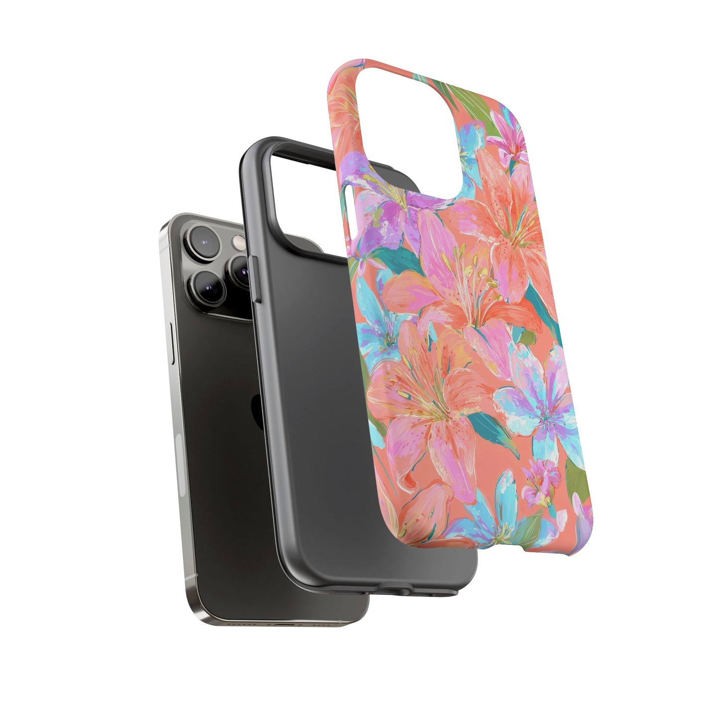 Coral Floral Burst