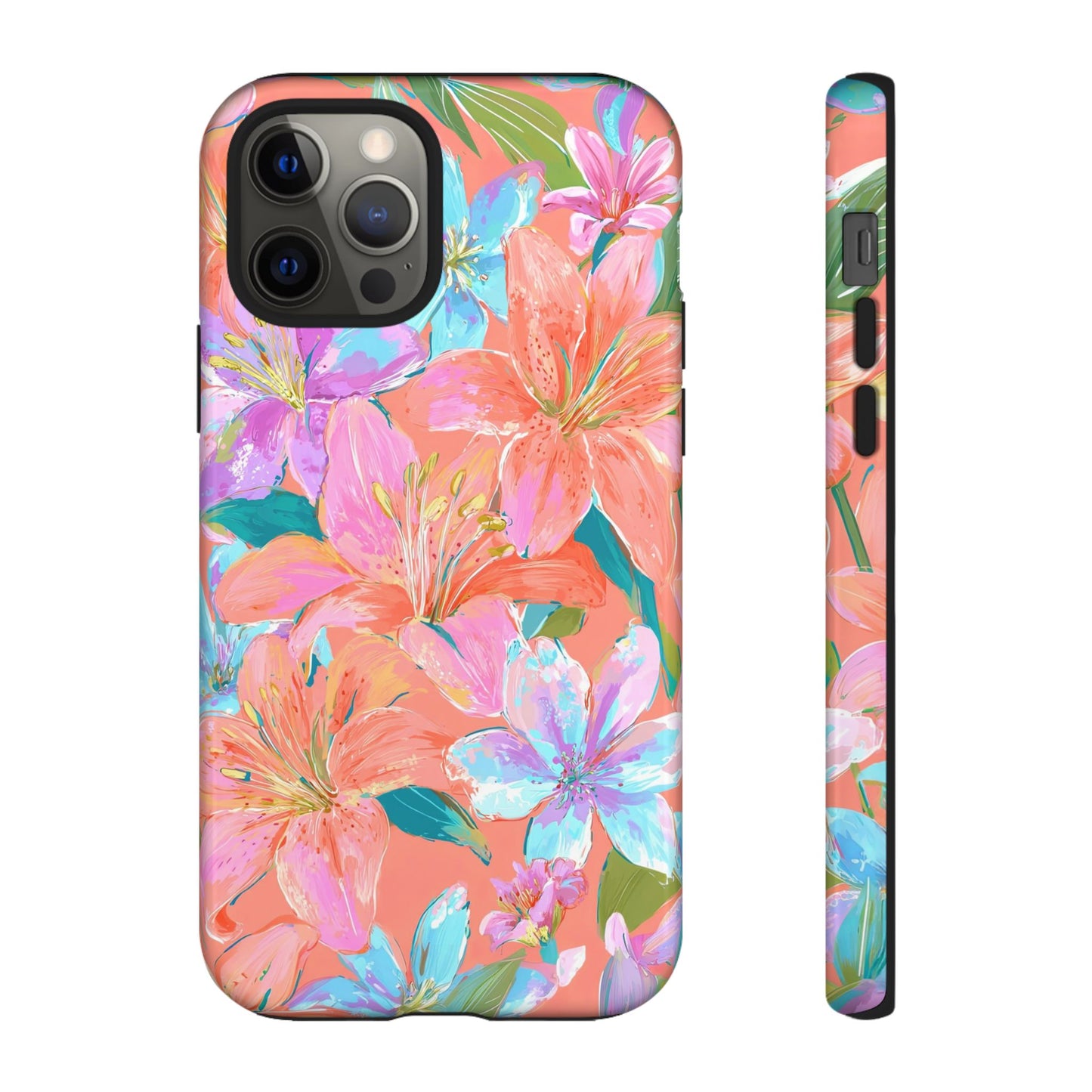 Coral Floral Burst