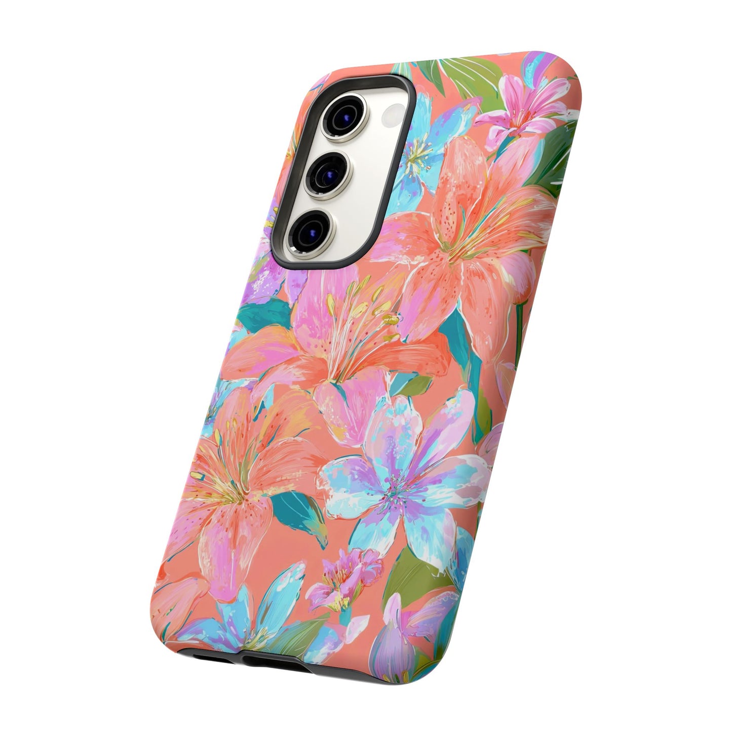 Coral Floral Burst
