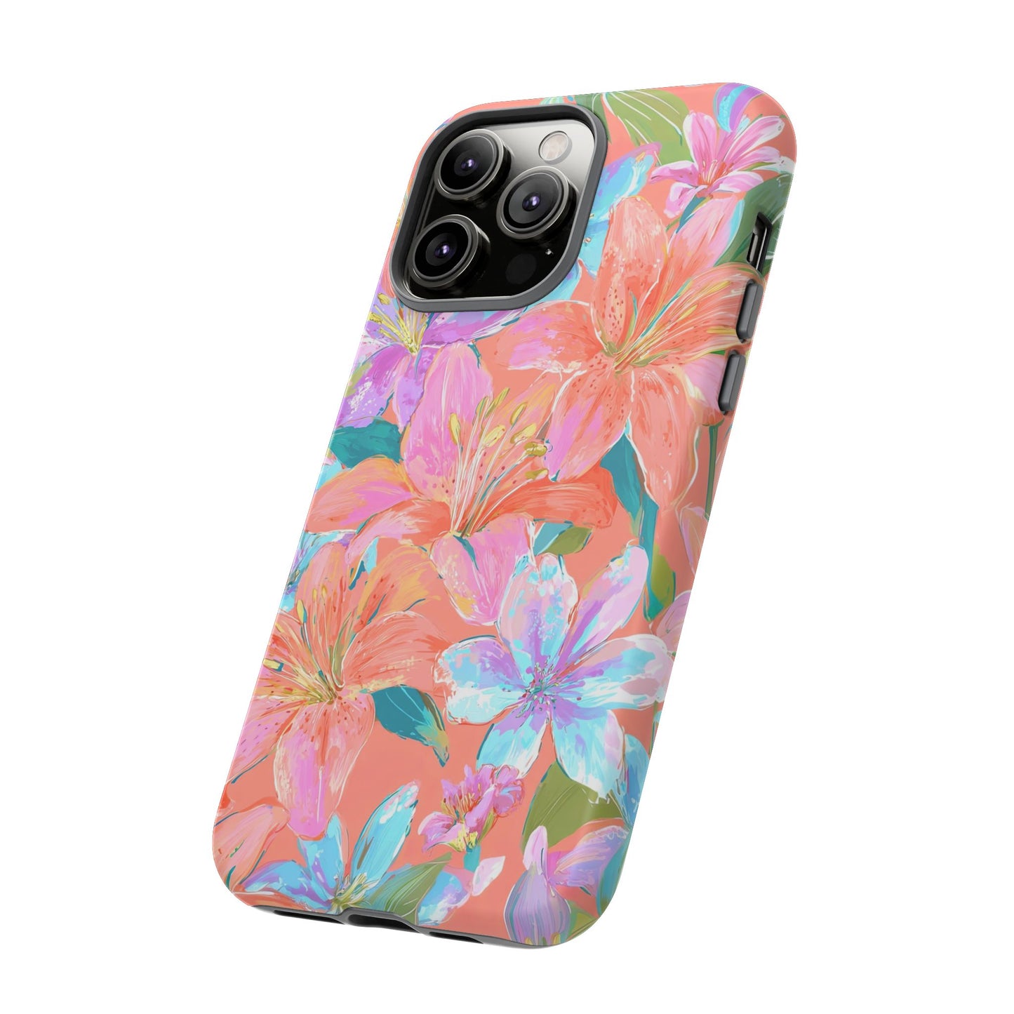 Coral Floral Burst