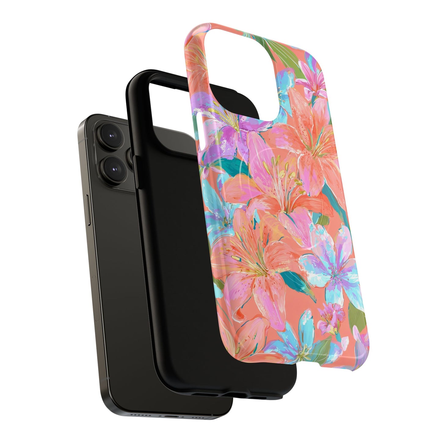 Coral Floral Burst - MagSafe