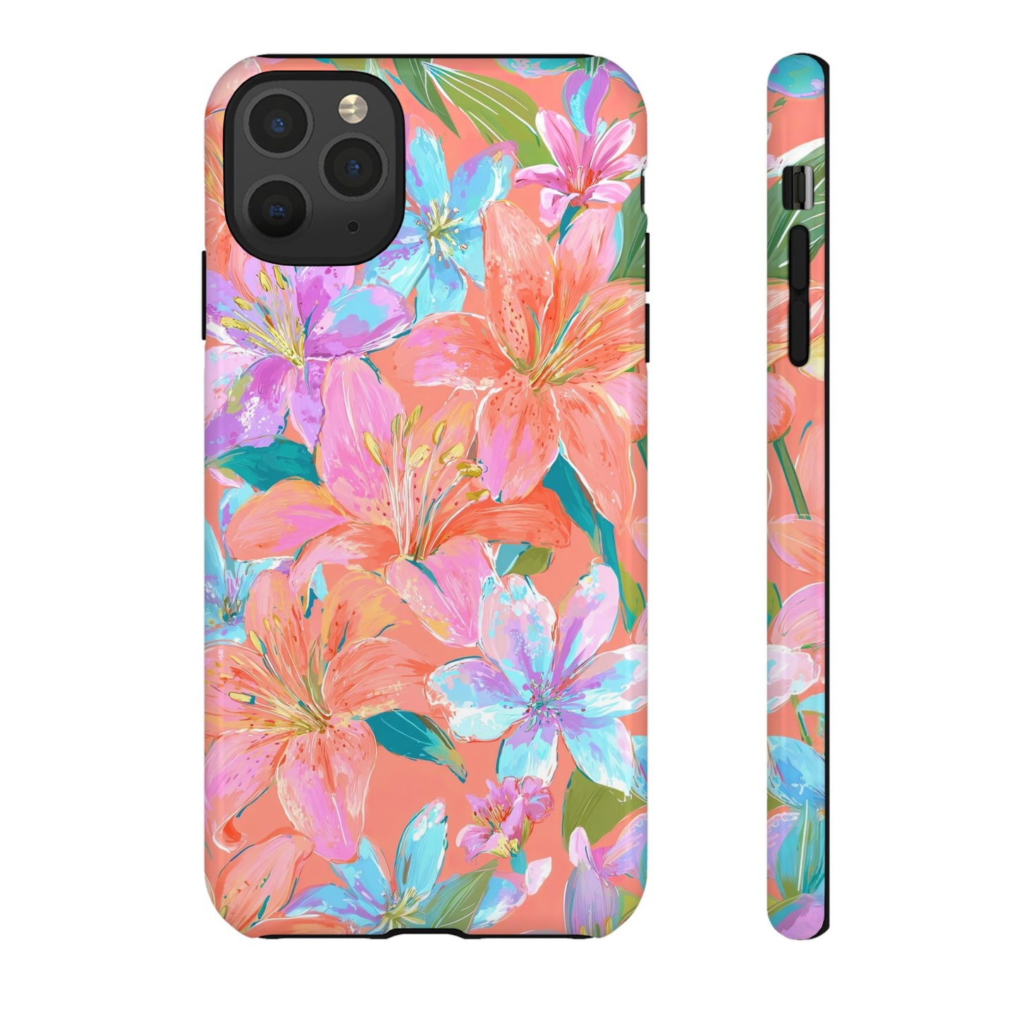 Coral Floral Burst