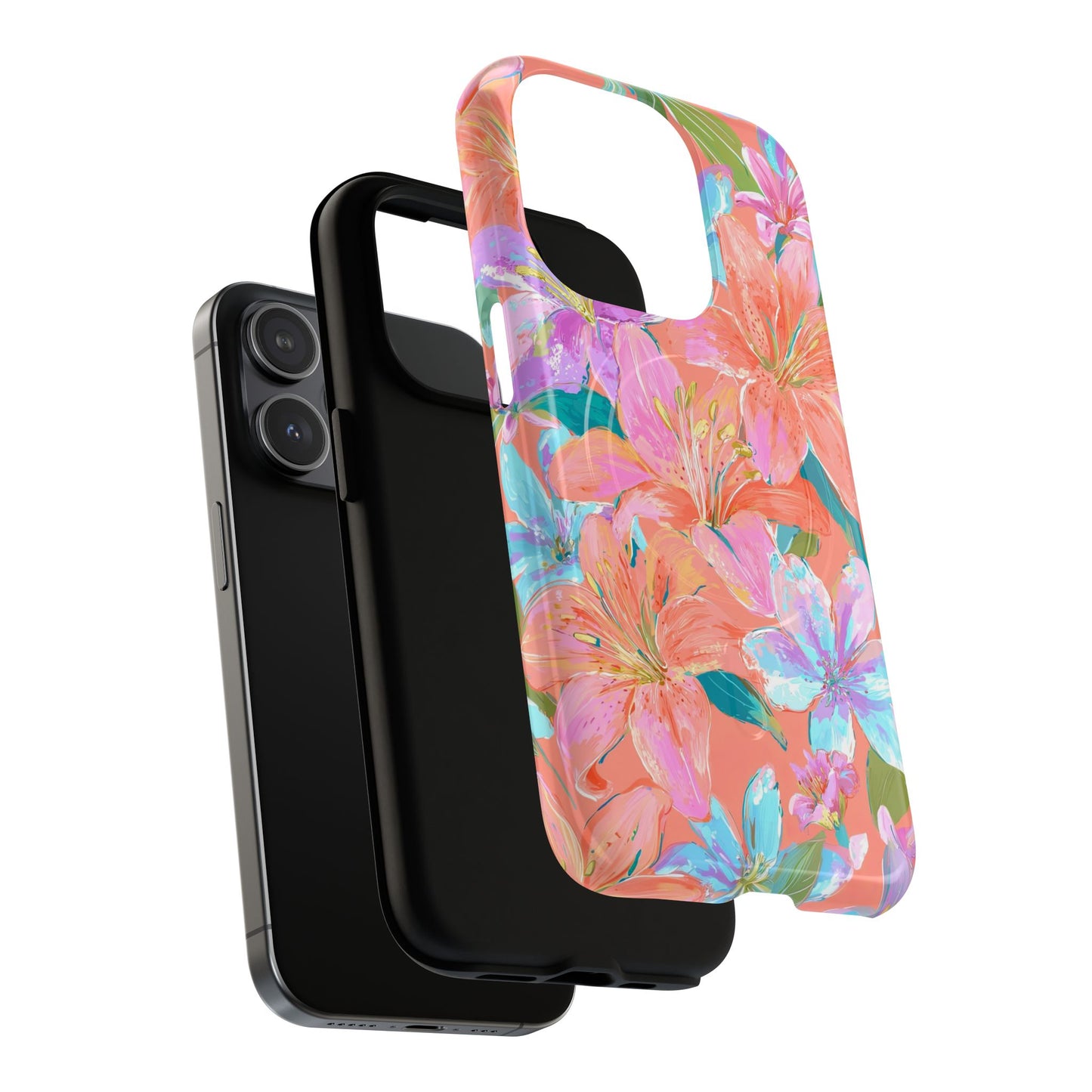 Coral Floral Burst - MagSafe