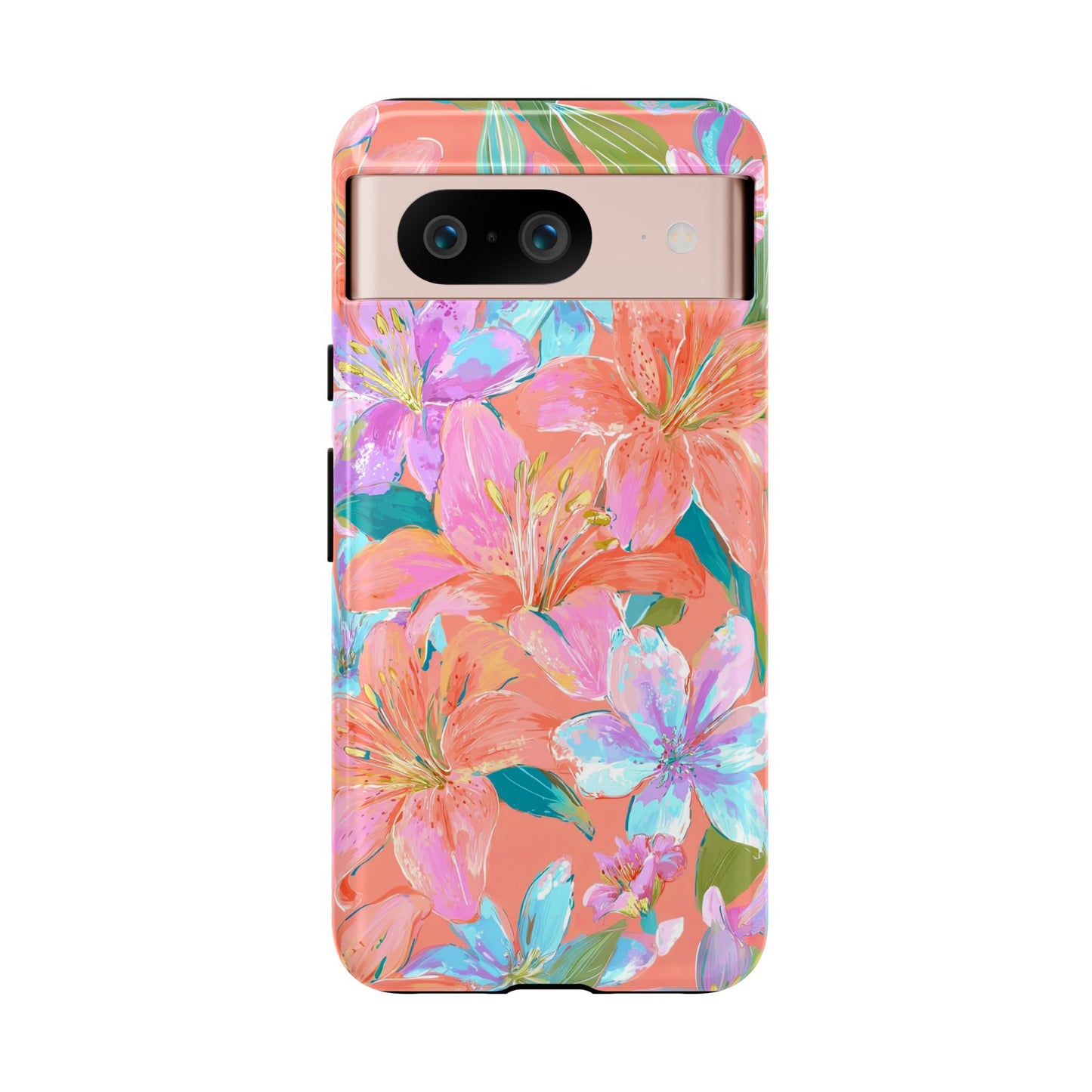 Coral Floral Burst