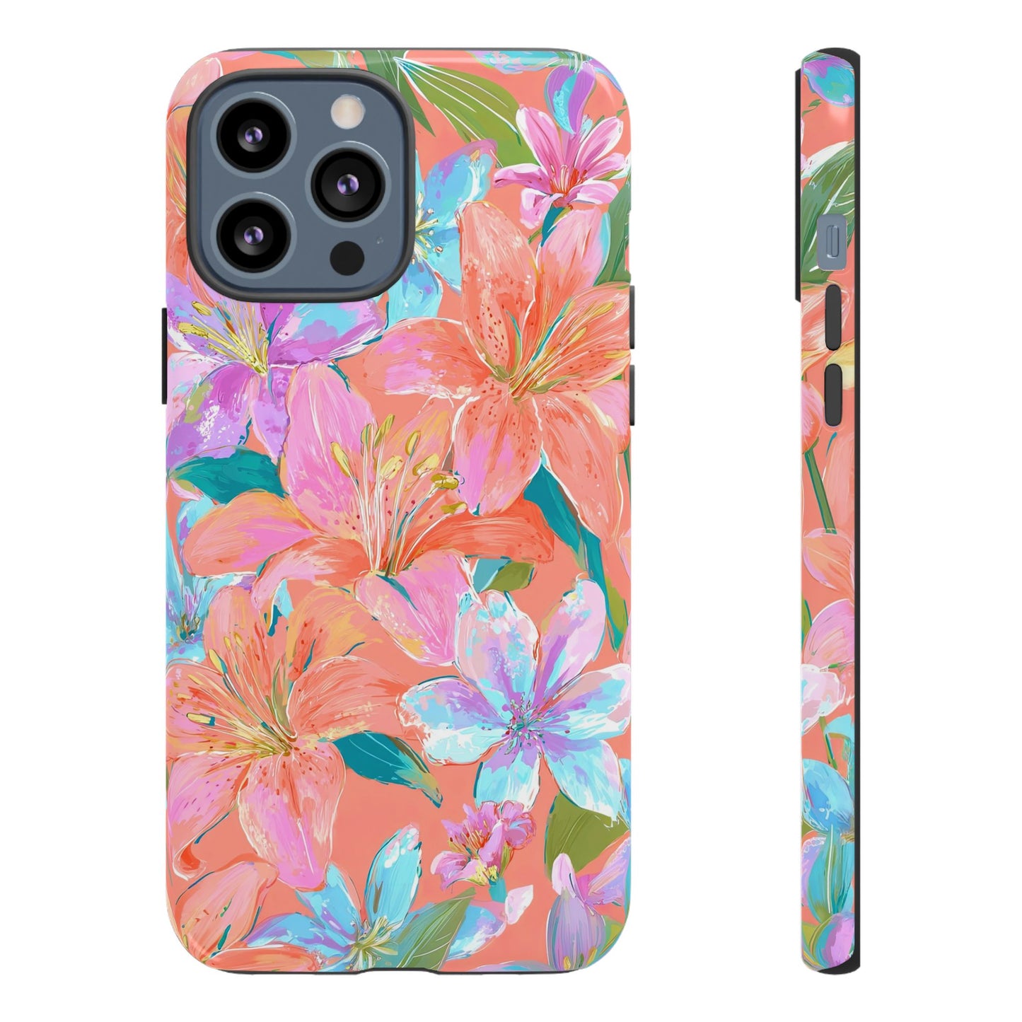 Coral Floral Burst