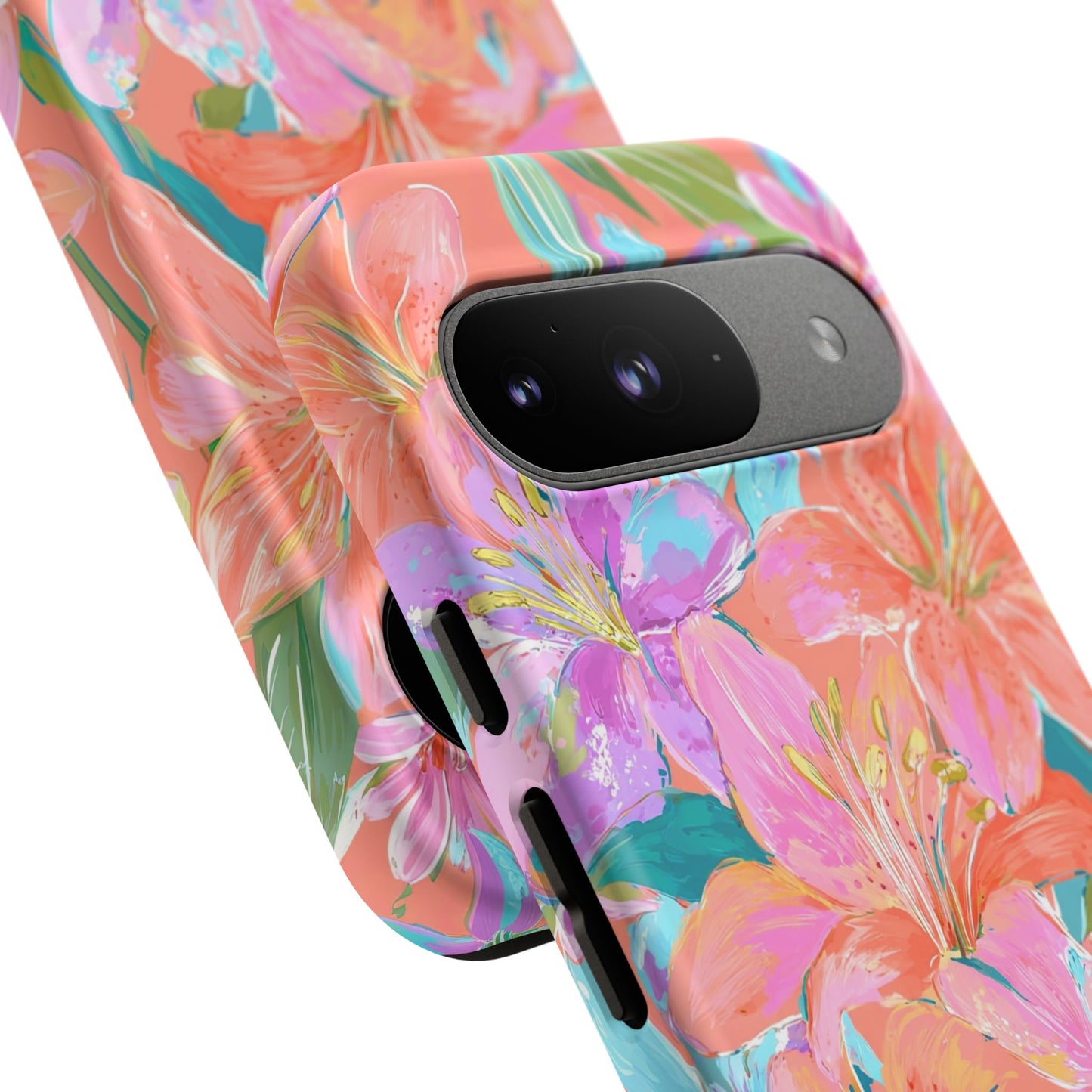 Coral Floral Burst