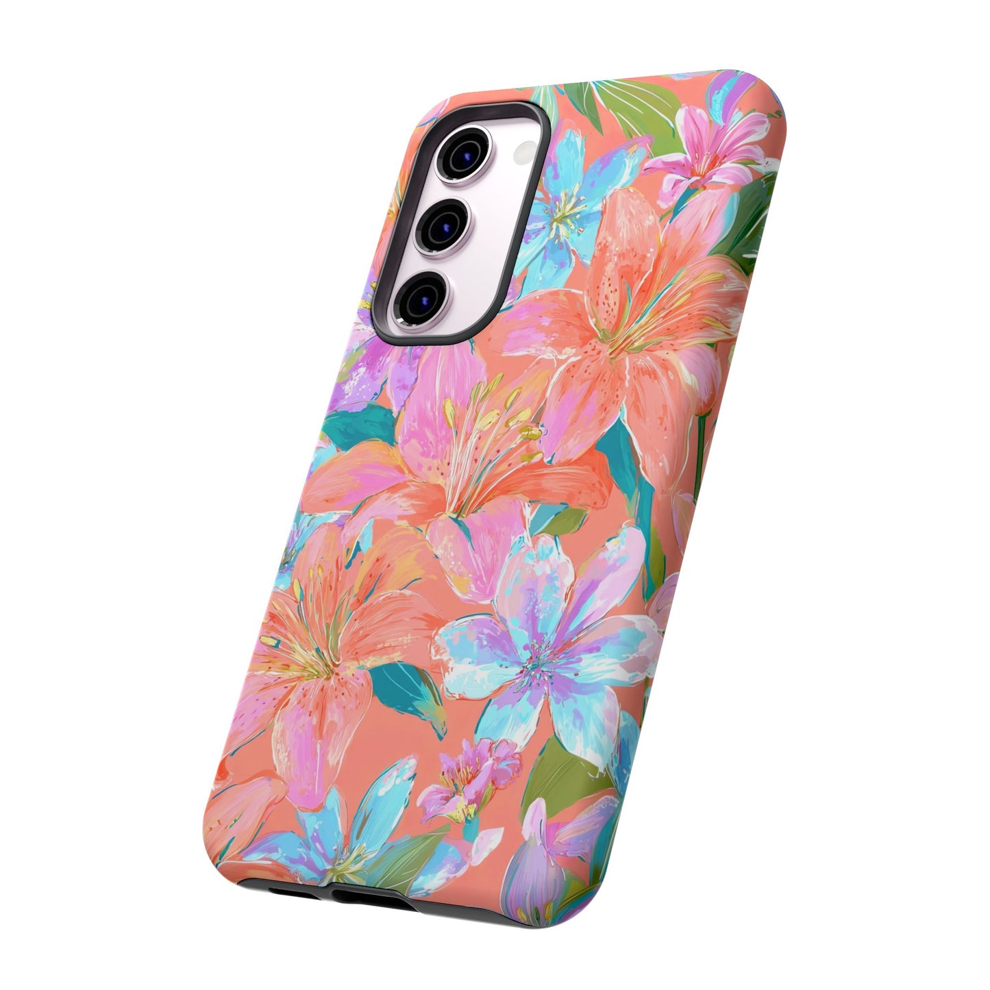 Coral Floral Burst