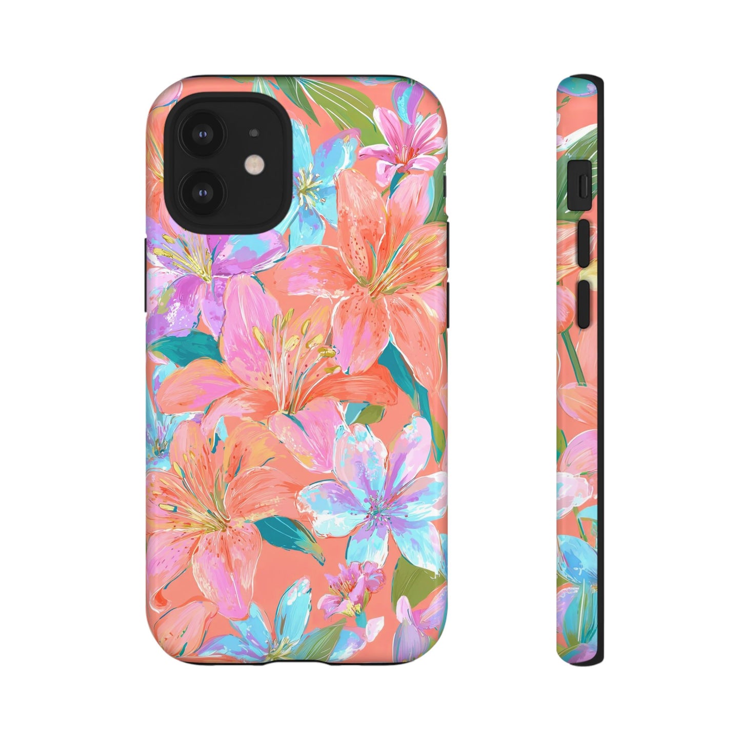 Coral Floral Burst