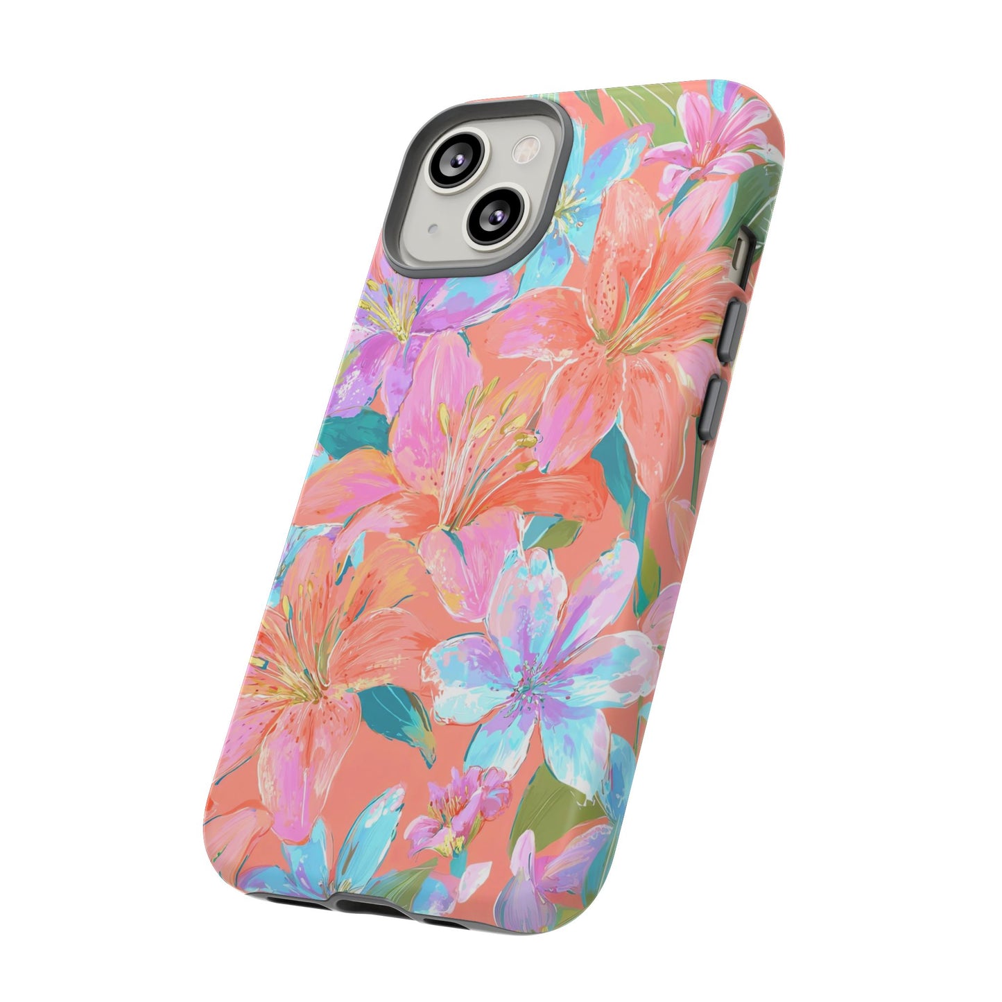 Coral Floral Burst