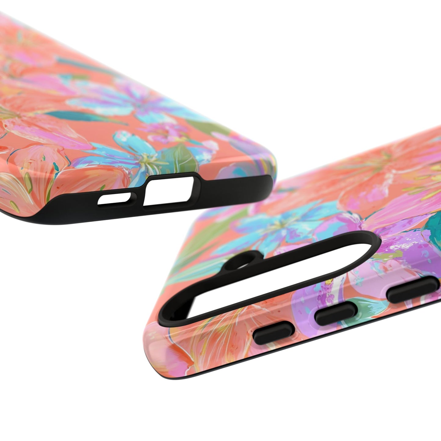 Coral Floral Burst