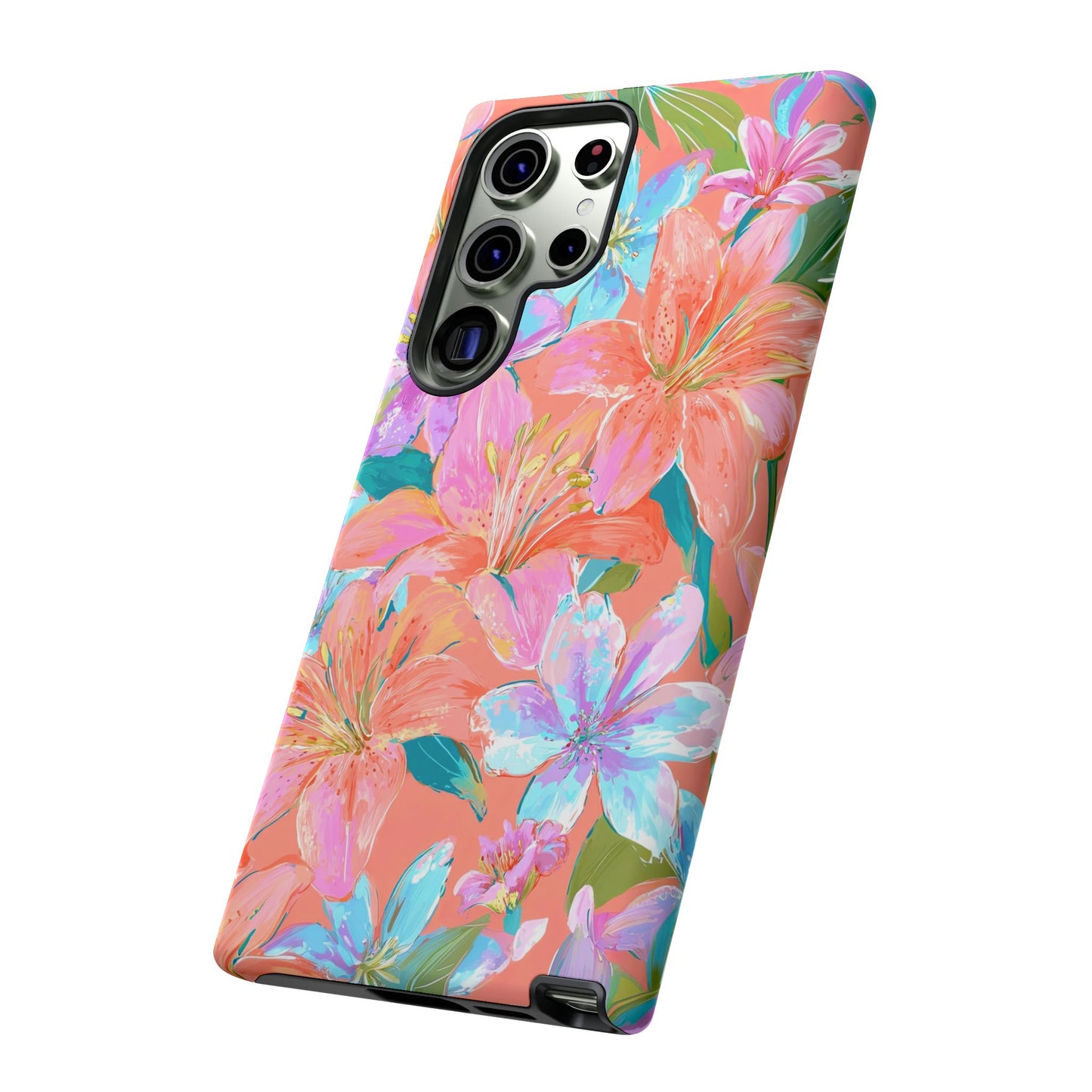 Coral Floral Burst