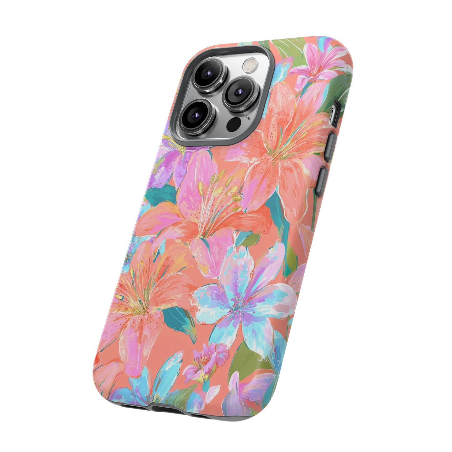 Coral Floral Burst