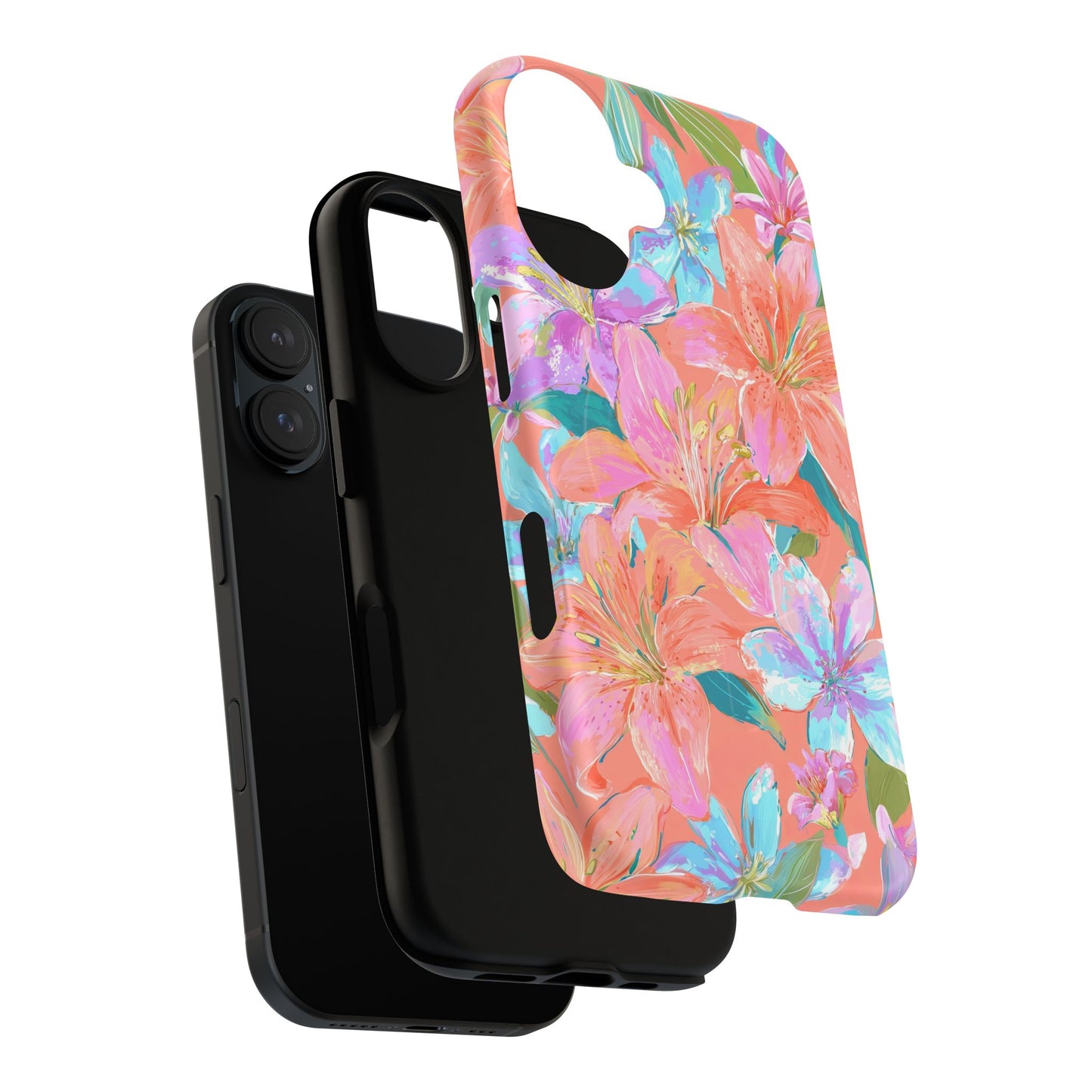 Coral Floral Burst - MagSafe