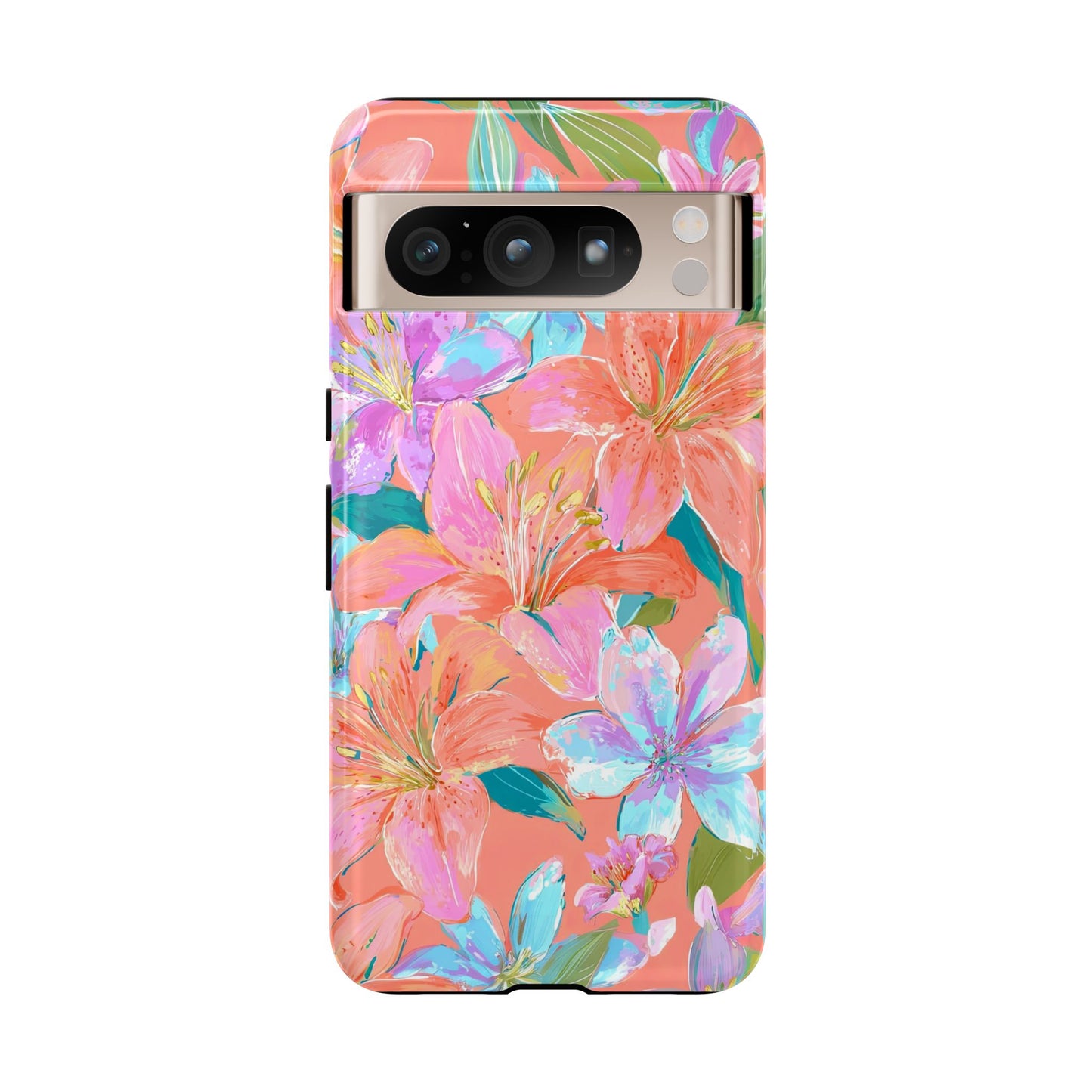 Coral Floral Burst