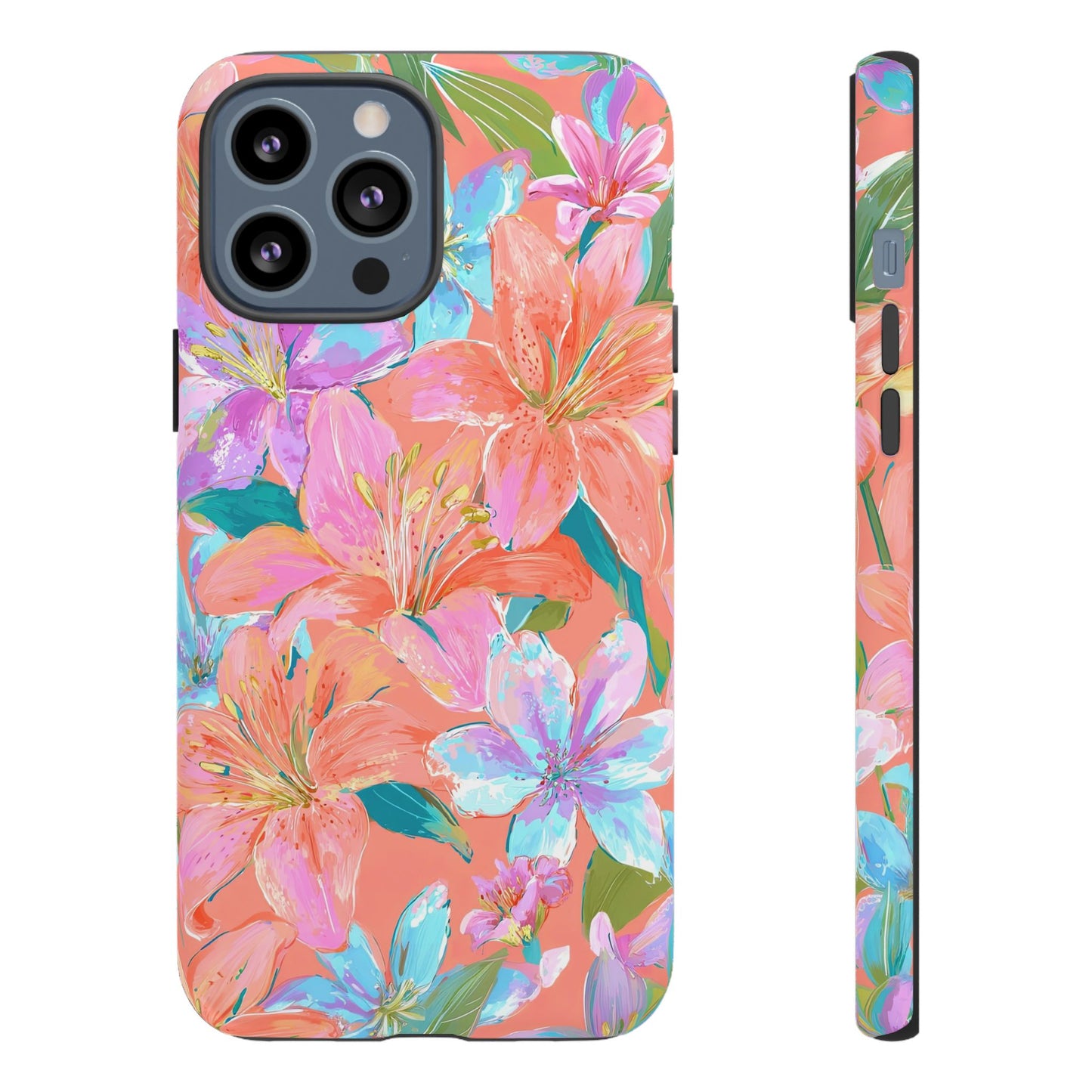 Coral Floral Burst
