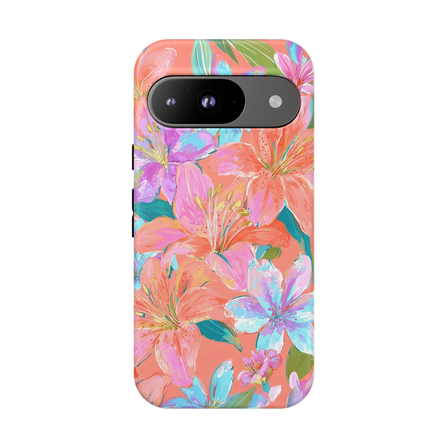 Coral Floral Burst