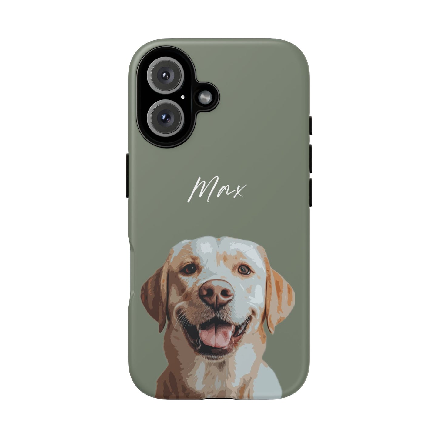 Green Cartoonerised Pet Phone Case