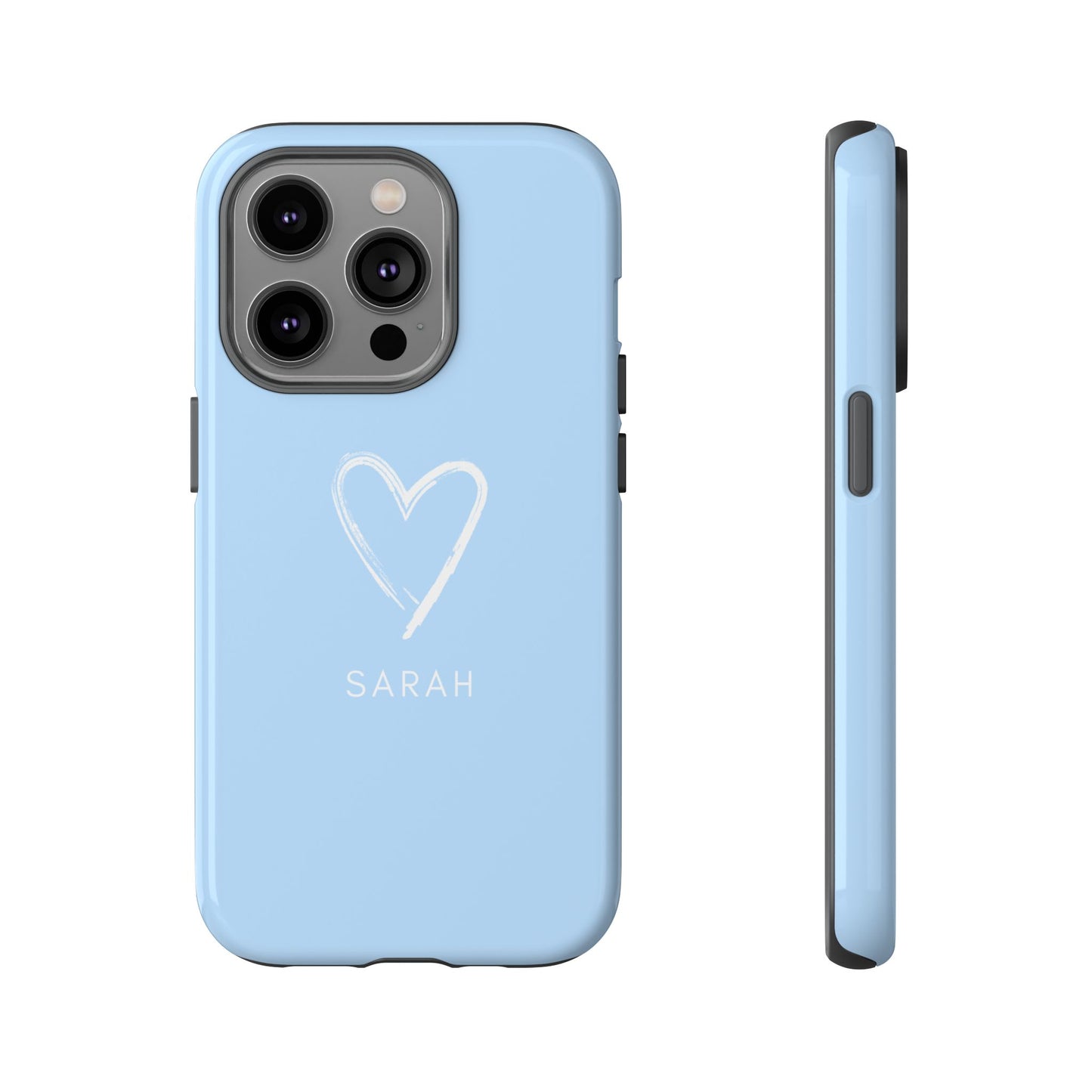 Blue Heart Personalised Phone Case