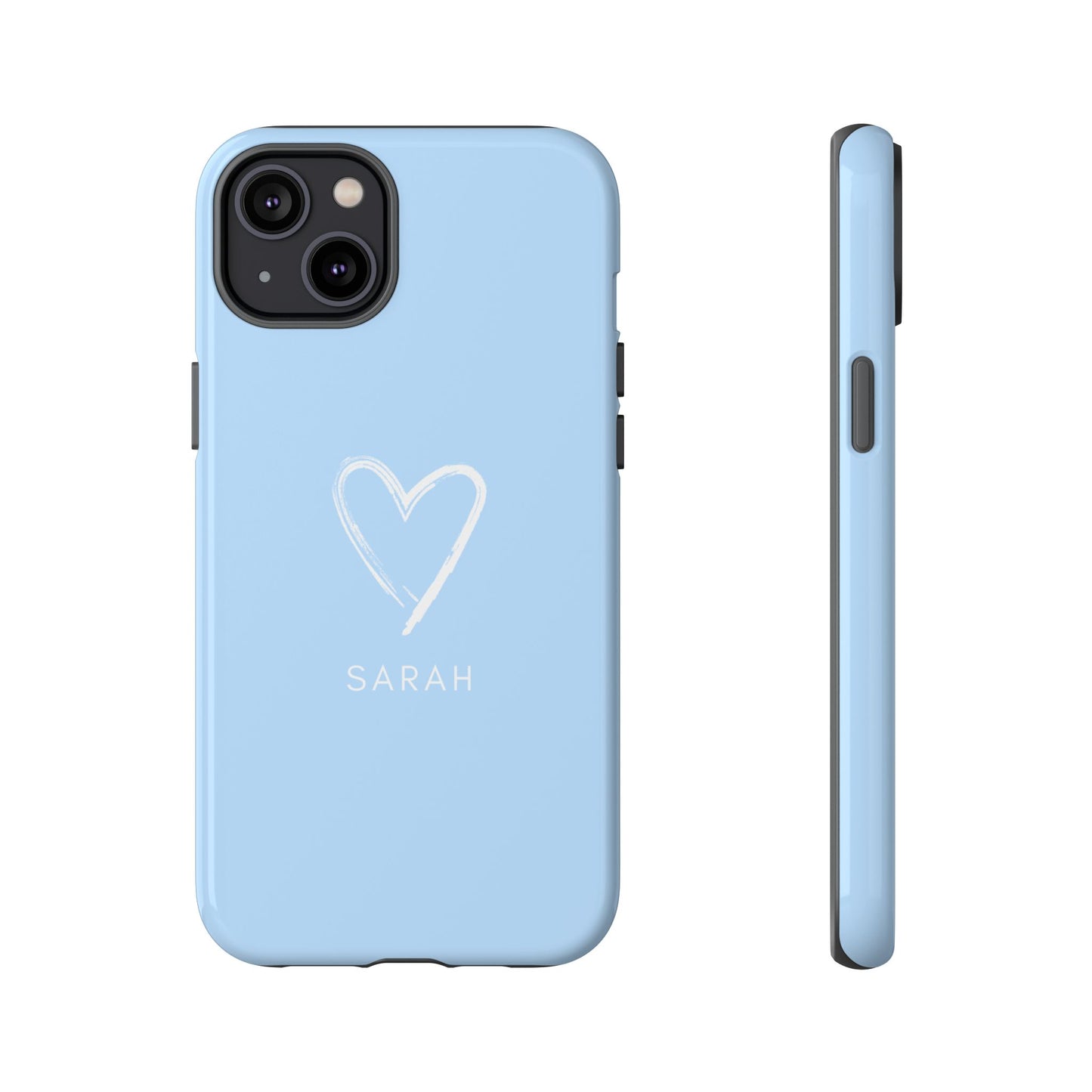 Blue Heart Personalised Phone Case