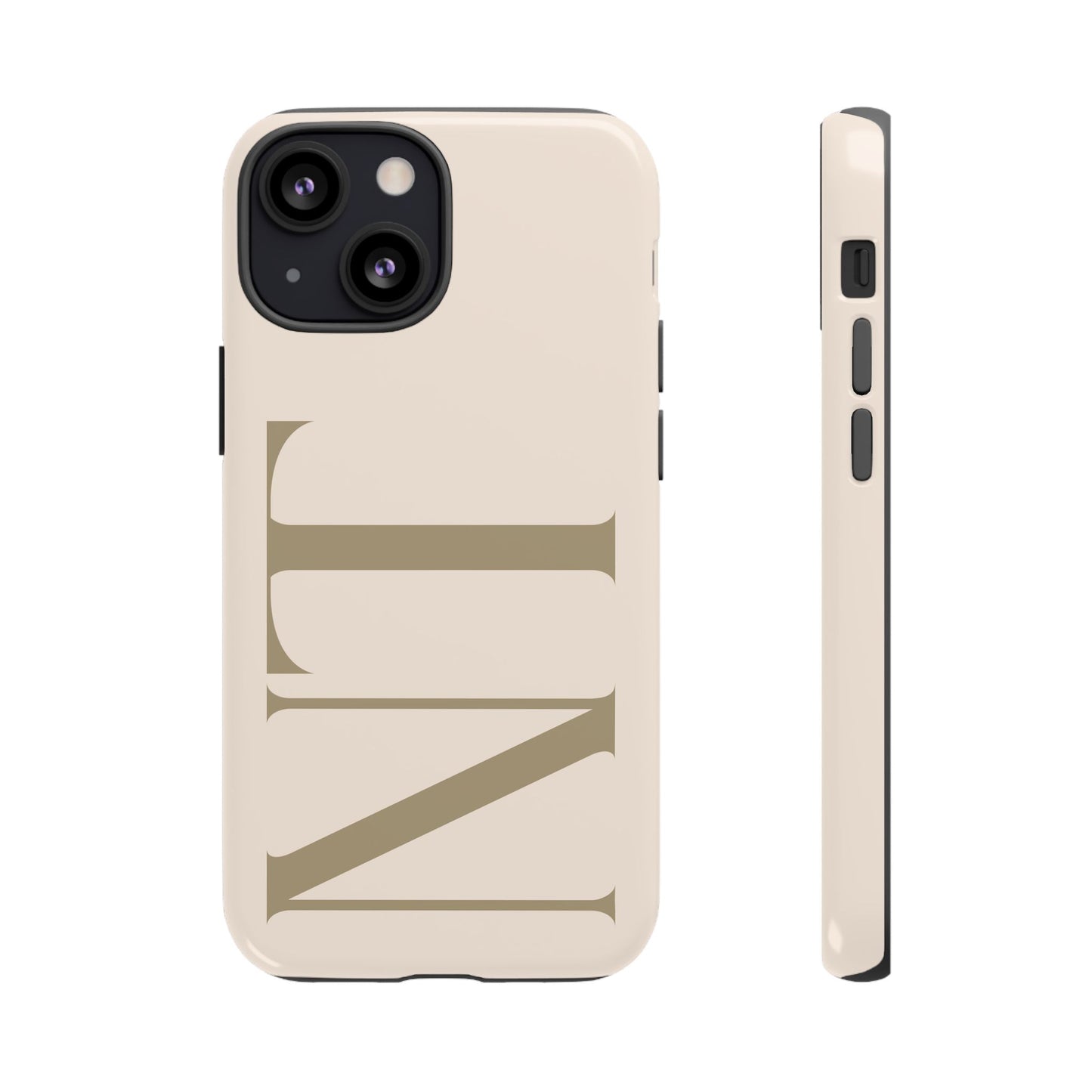 Sand Custom Initials Phone Case