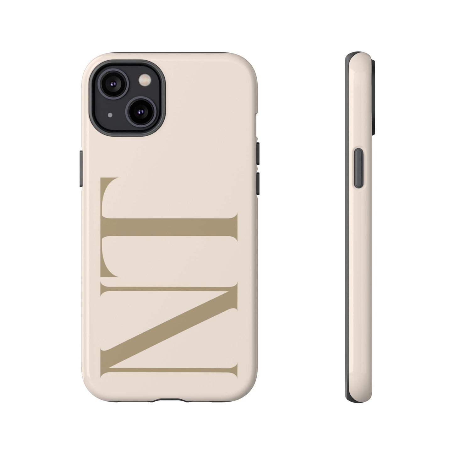 Sand Custom Initials Phone Case