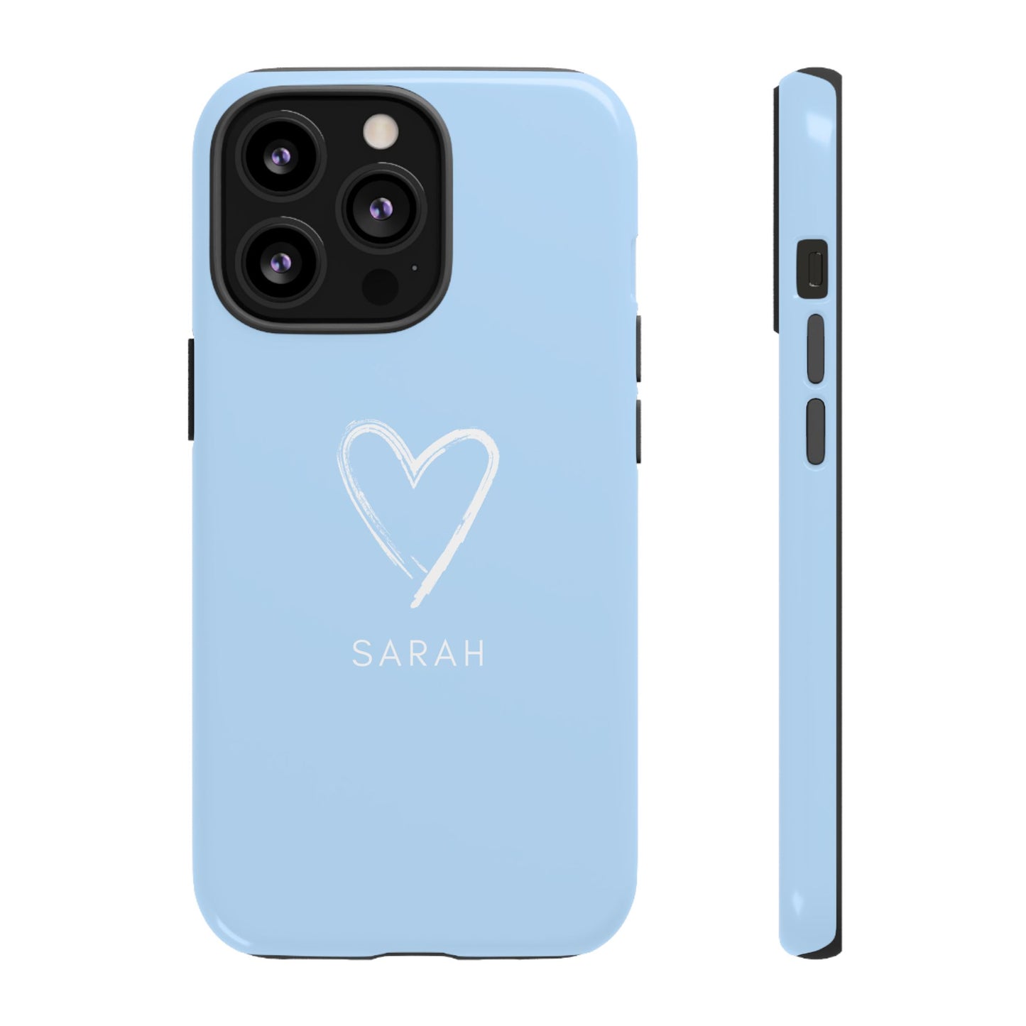 Blue Heart Personalised Phone Case