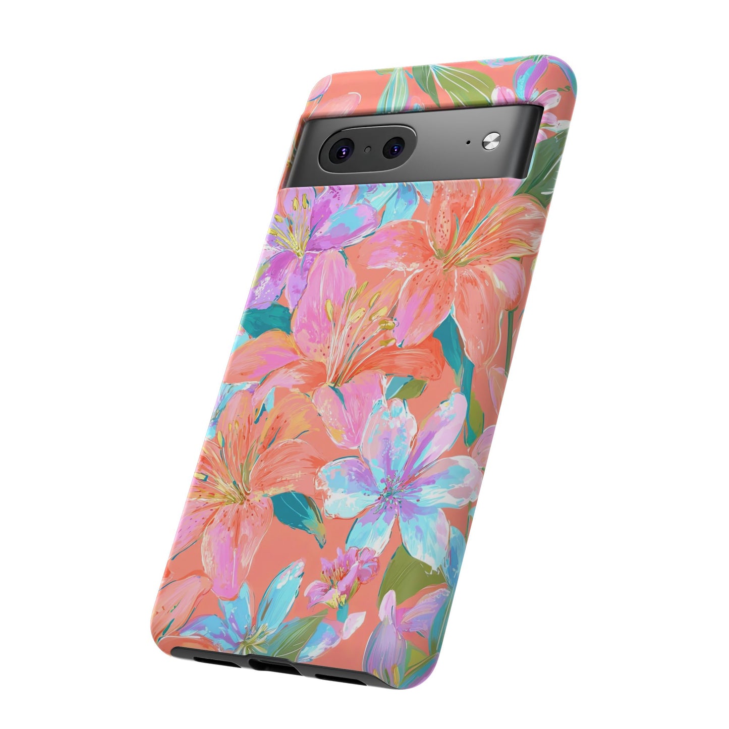 Coral Floral Burst