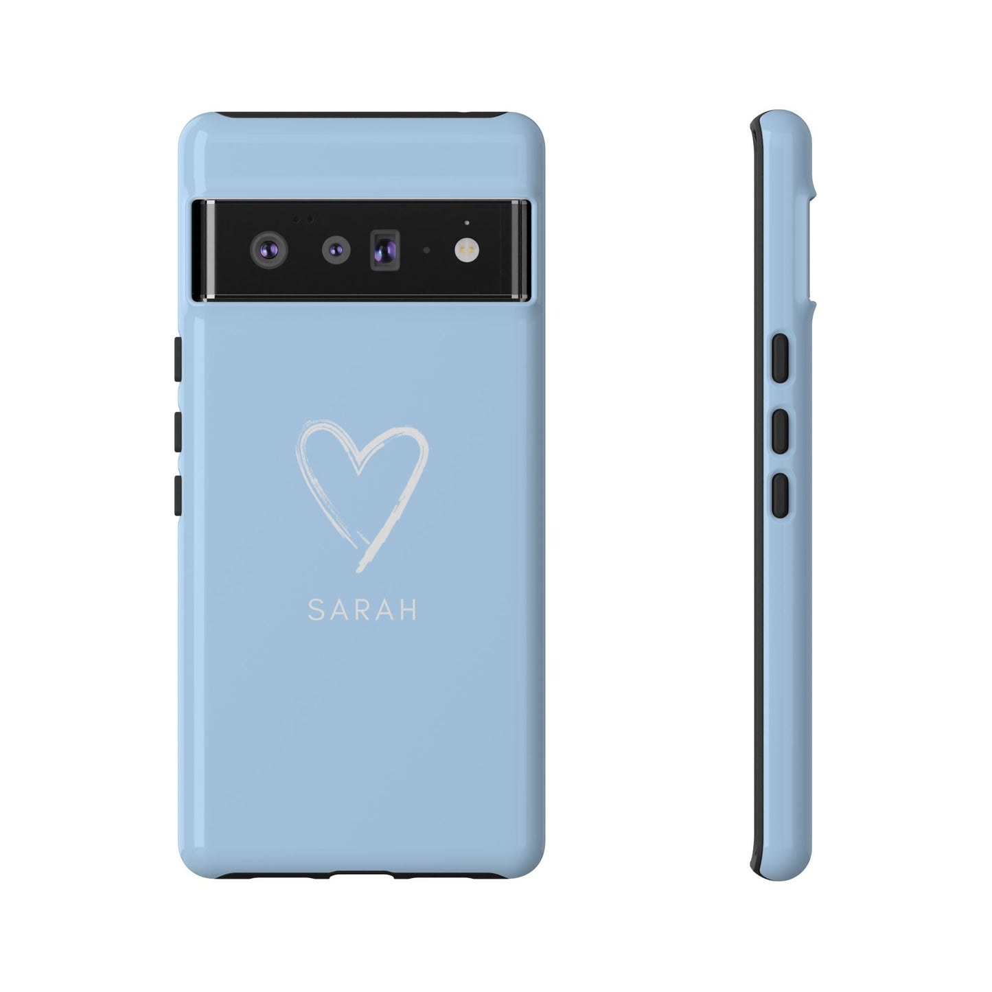 Blue Heart Personalised Phone Case