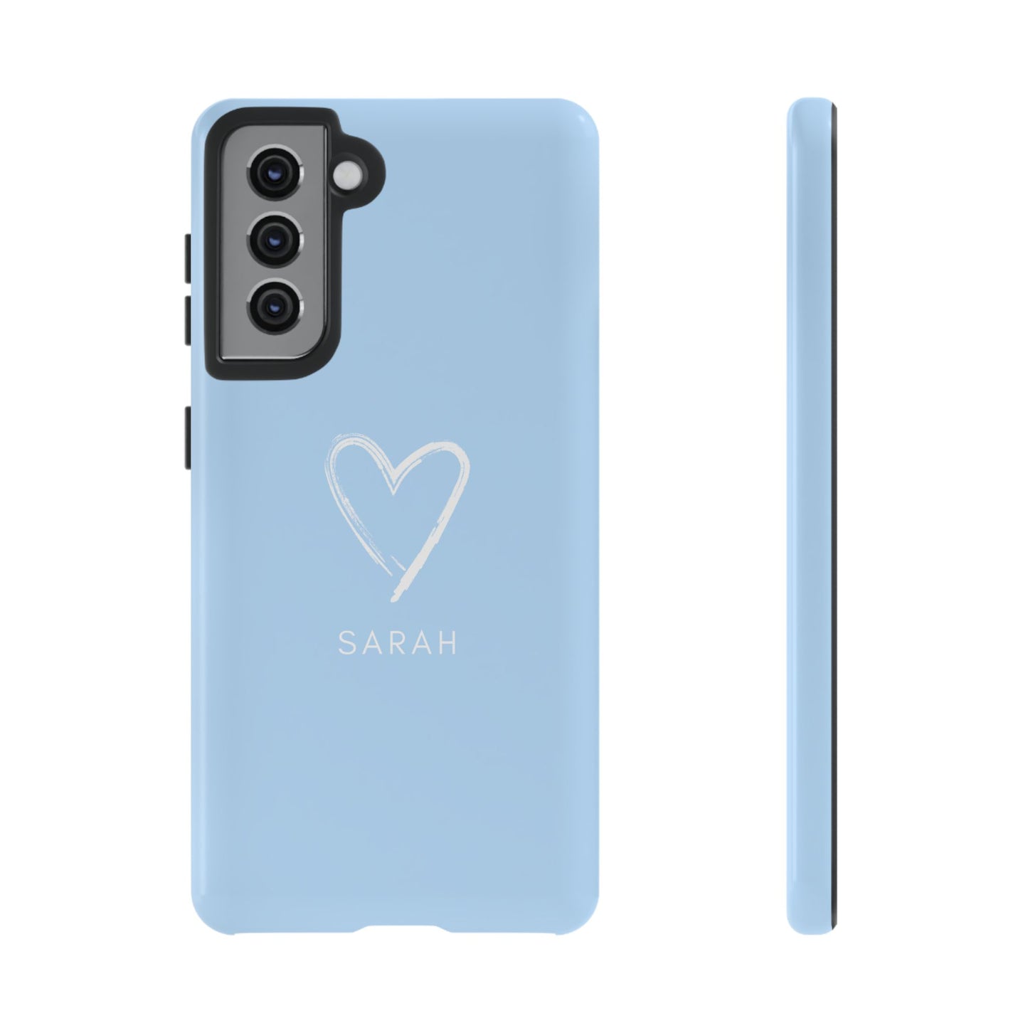 Blue Heart Personalised Phone Case