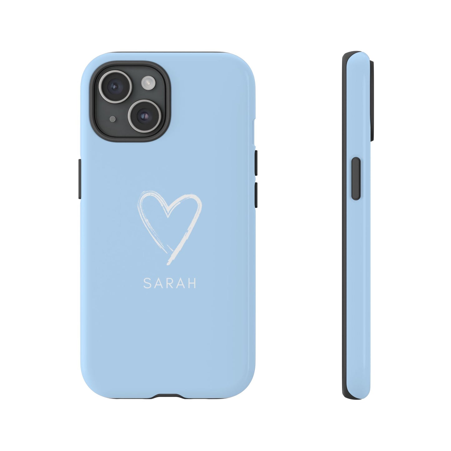 Blue Heart Personalised Phone Case