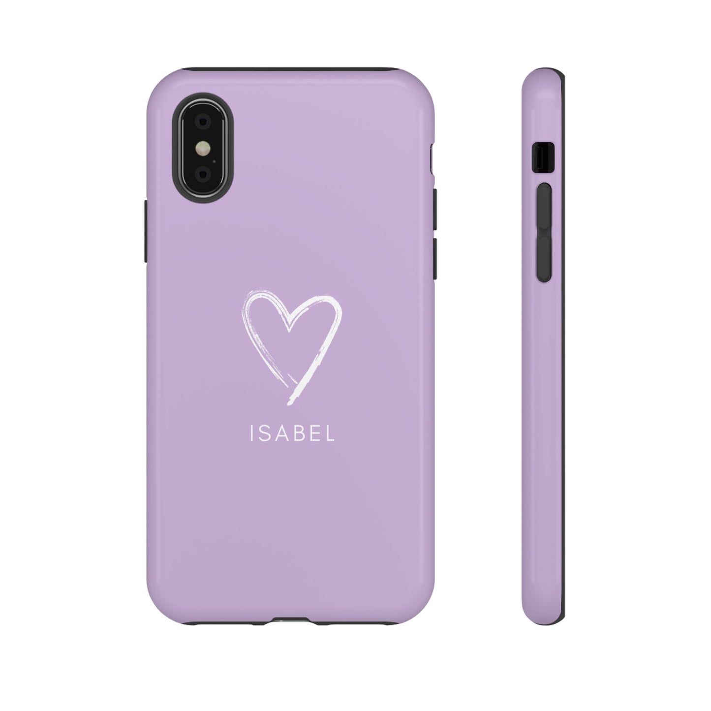Purple Heart Personalised Phone Case