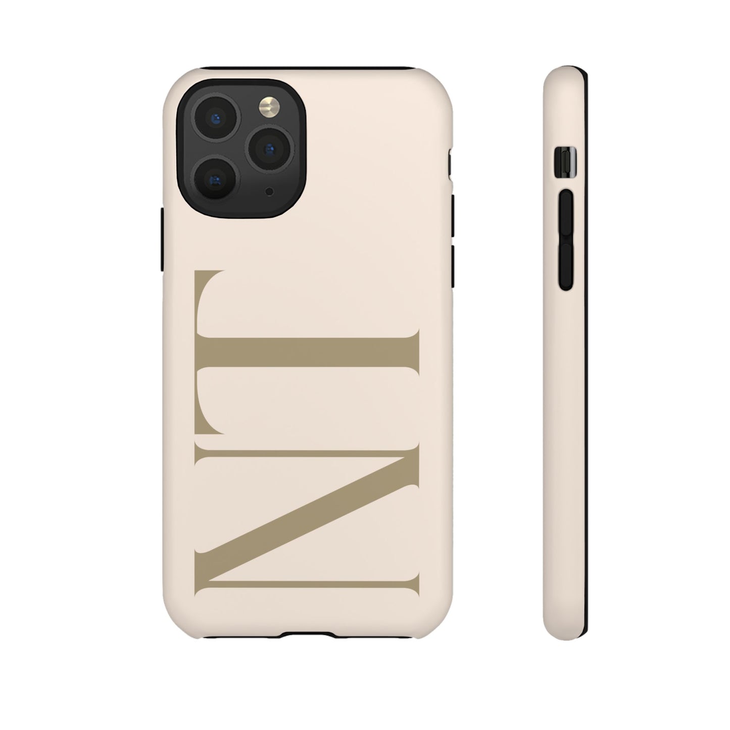 Sand Custom Initials Phone Case