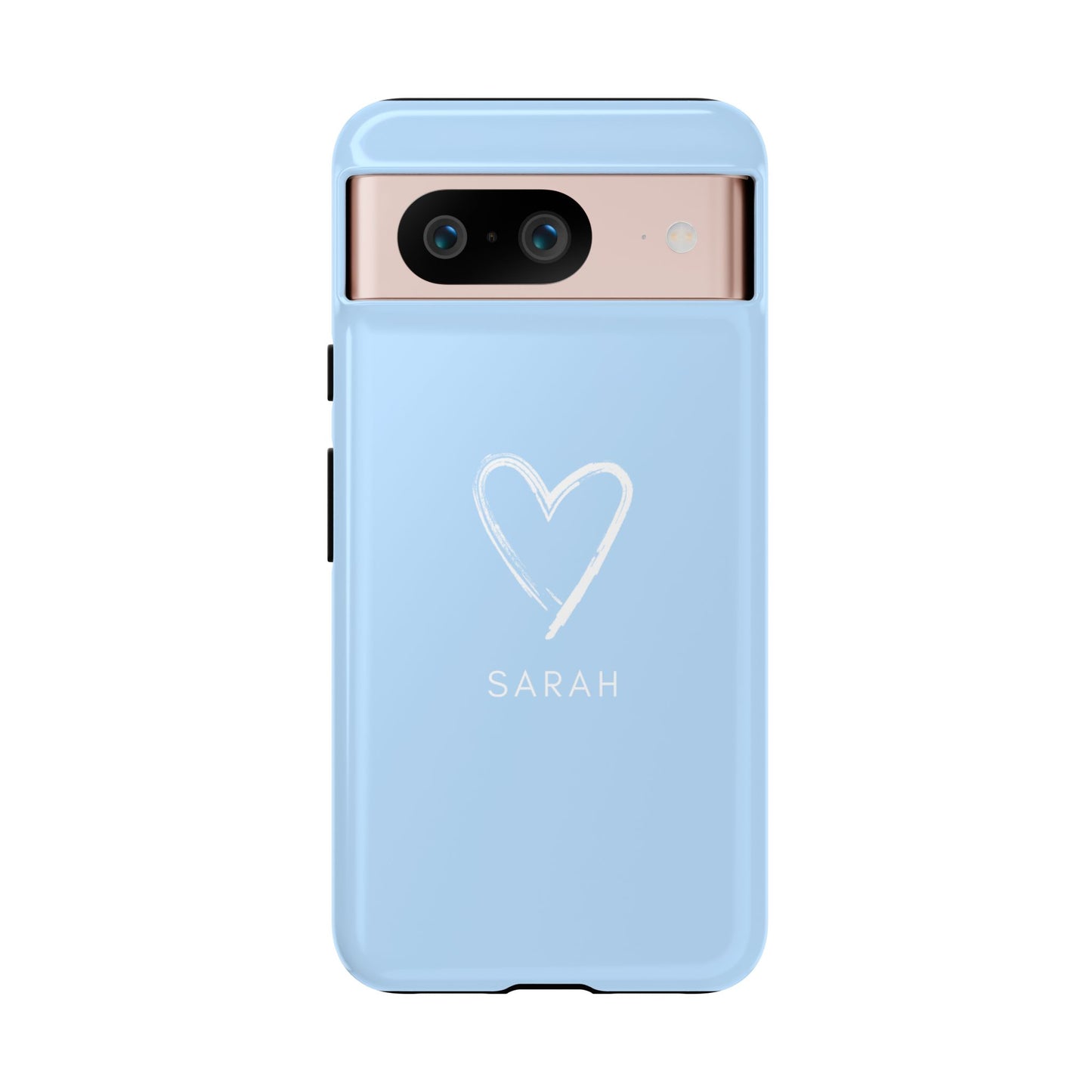 Blue Heart Personalised Phone Case